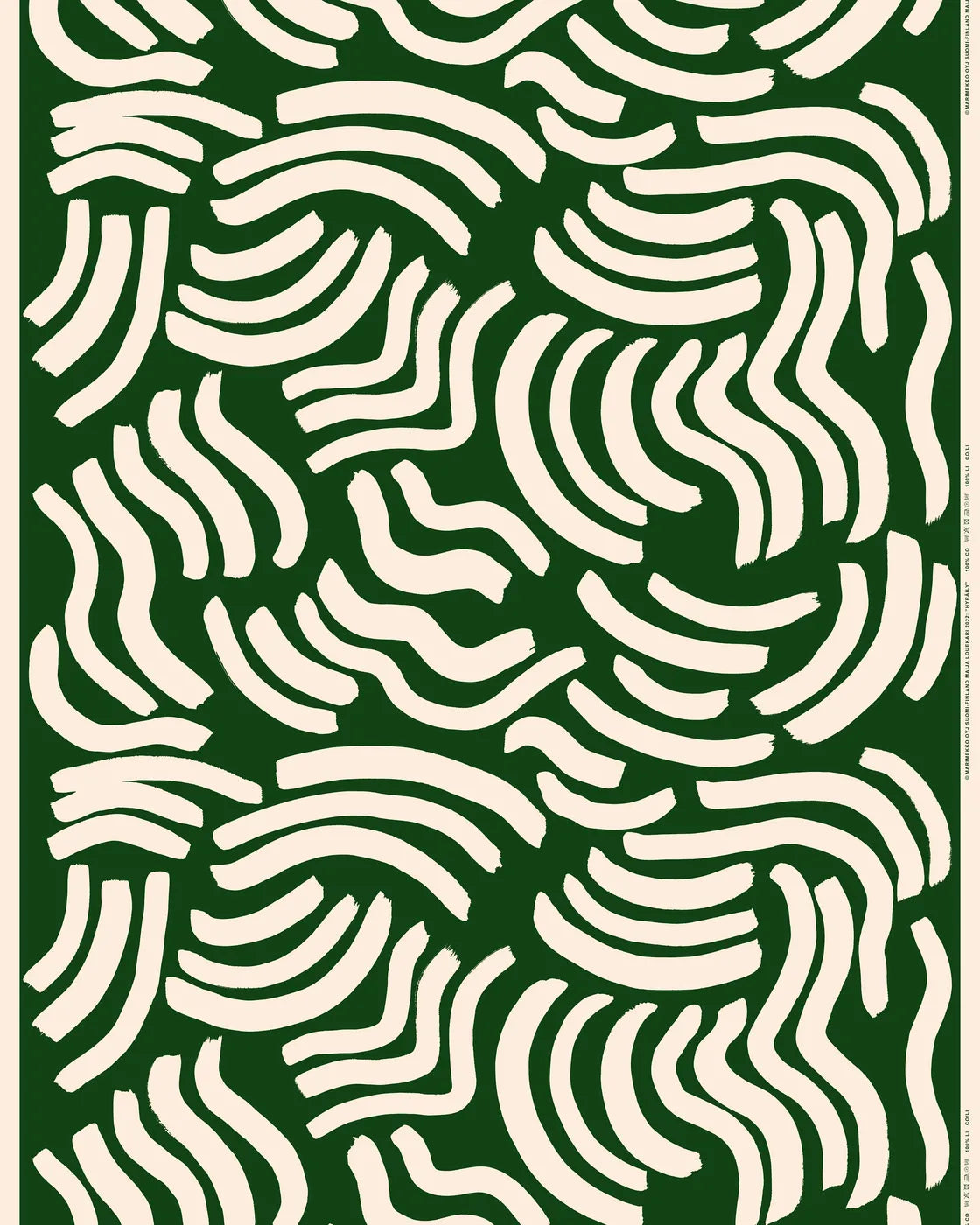 Marimekko Hyräily Cotton Panama Fabric (Per 1/2 Metre)