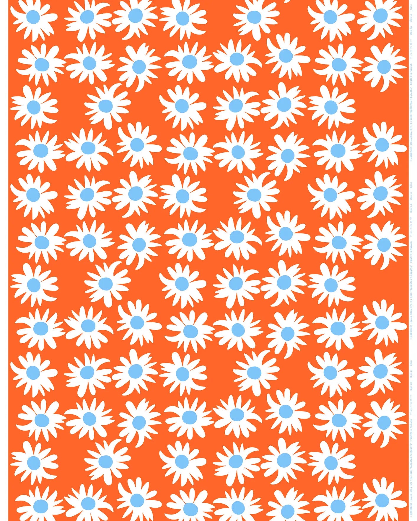 Marimekko Rakastaa Ei Rakasta Cotton Fabric (per 1/2M)