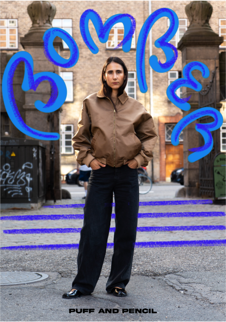 Puff and Pencil Bomber Jacket - Paper Pattern