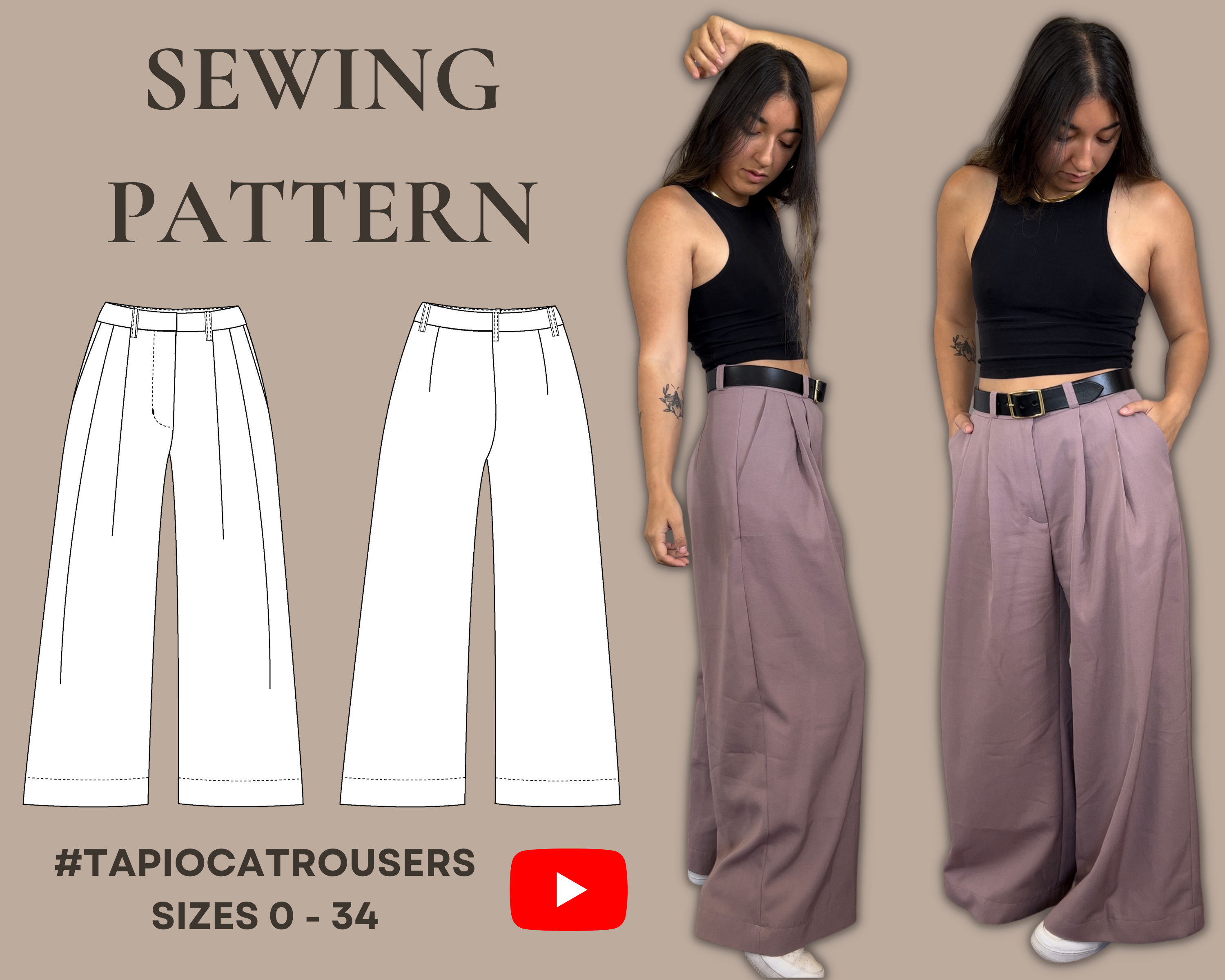 Jessilou's Closet Tapioca Trousers - PDF Pattern – The Sewing Club Jessilou's Closet Tapioca Trousers - PDF Pattern – The Sewing Club