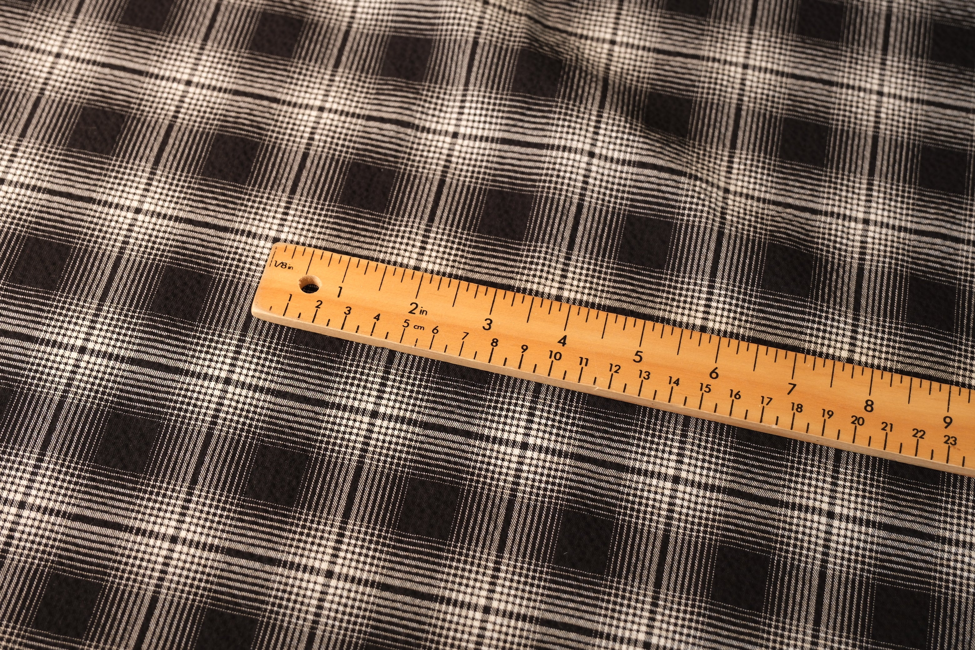 Seersucker Check - 98% Cotton, 2% Spandex (Per 1/2 M)