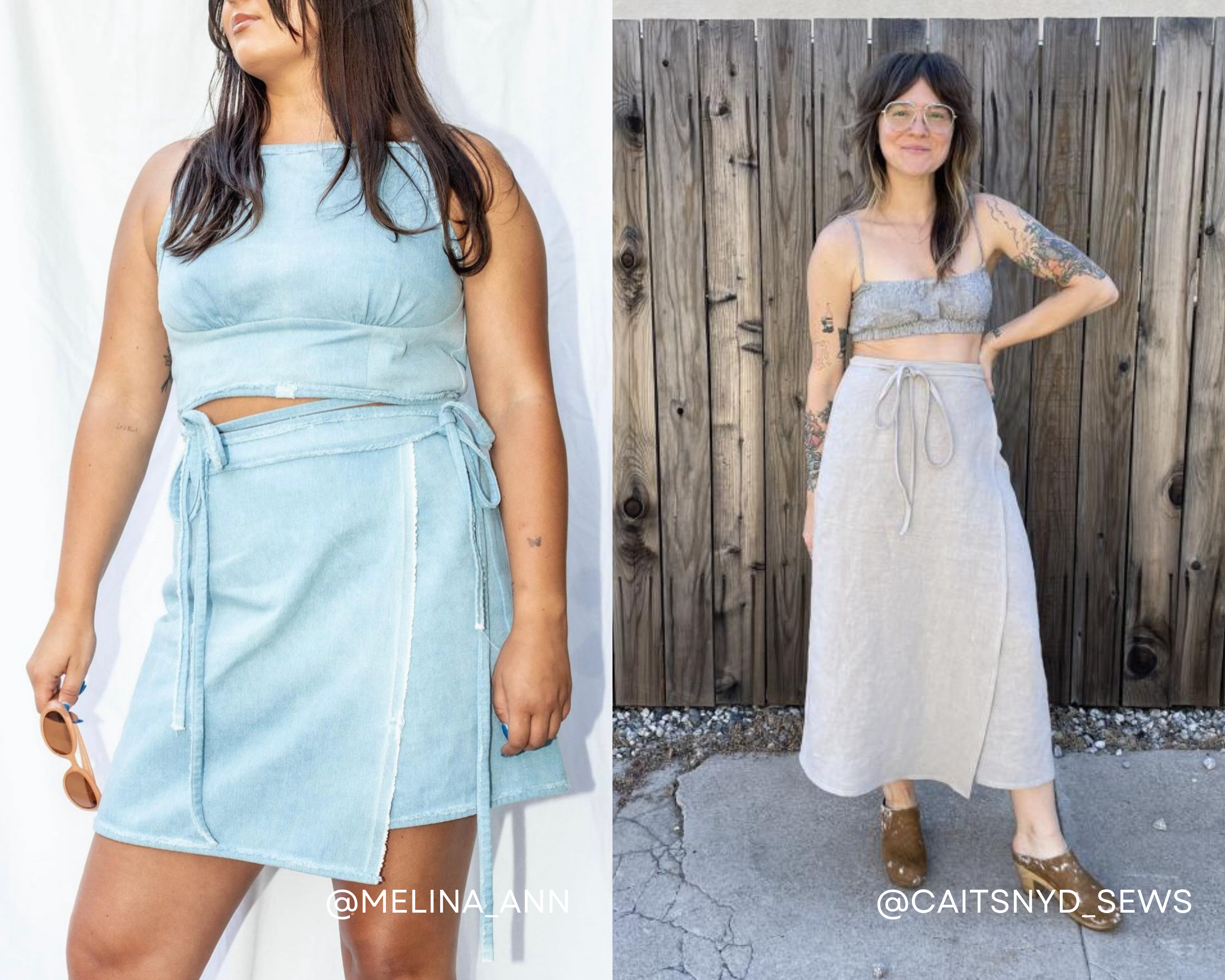 Jessilou's Closet Jill Wrap Skirt - PDF Pattern
