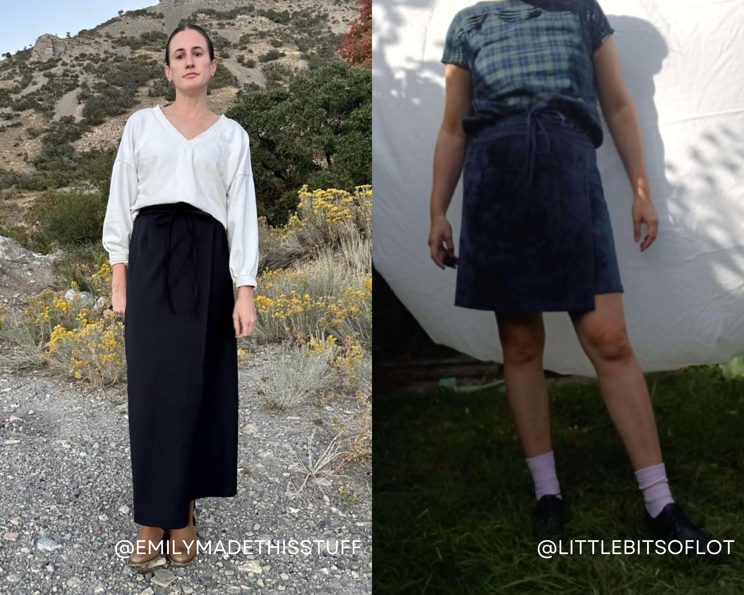 Jessilou's Closet Jill Wrap Skirt - PDF Pattern