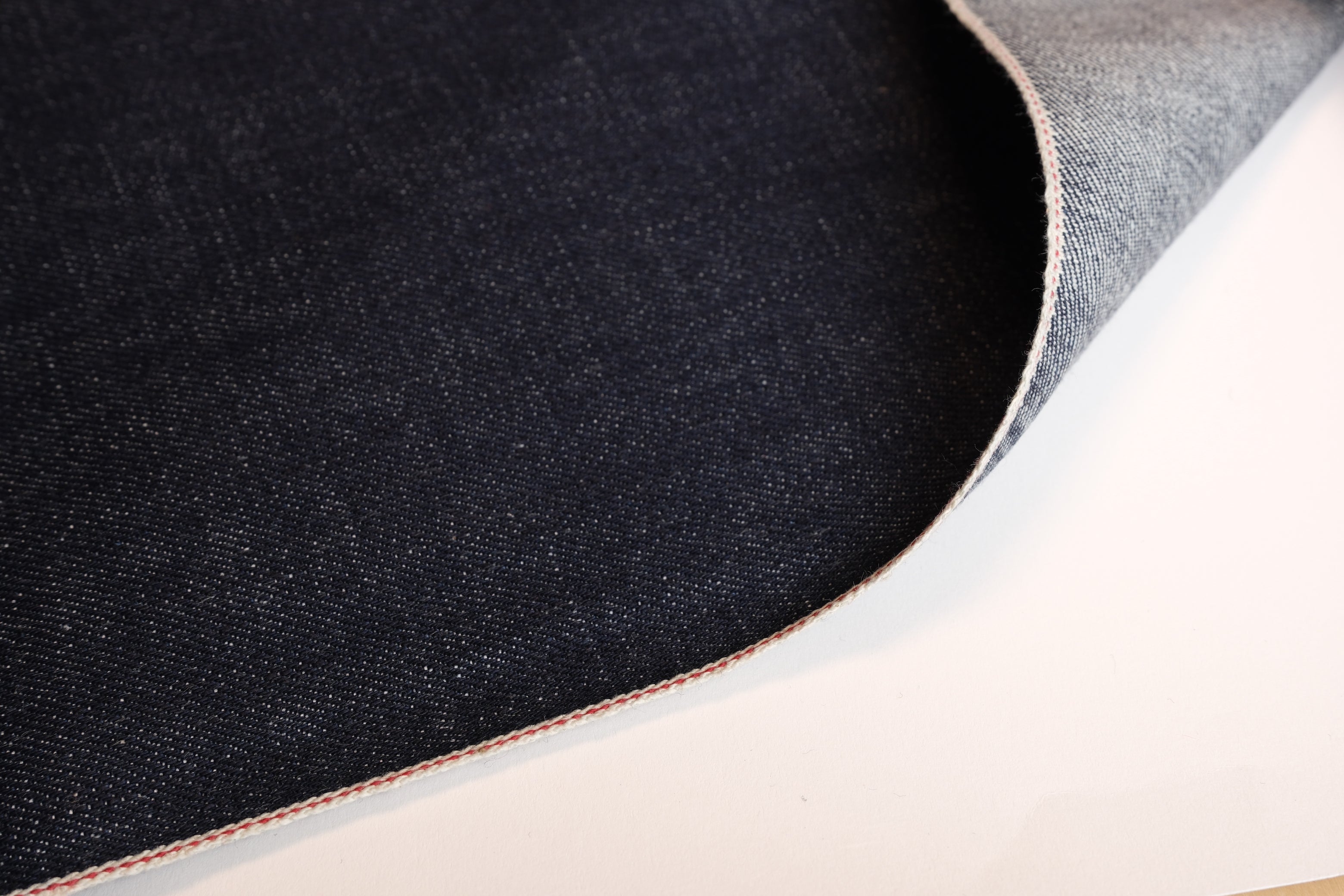 14oz Japanese Selvedge Blue Cotton Denim - 30" Width (per 1/2 M)