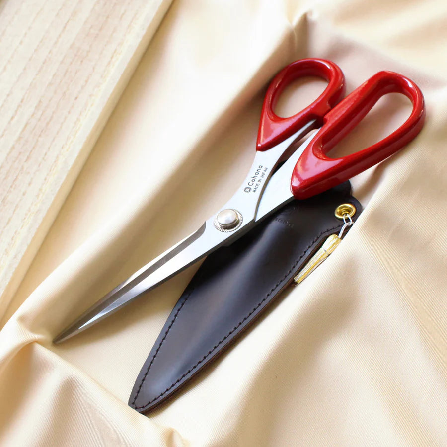 Cohana Seki Sewing Shears with Lacquered Handles (Shunuri) (45-266)
