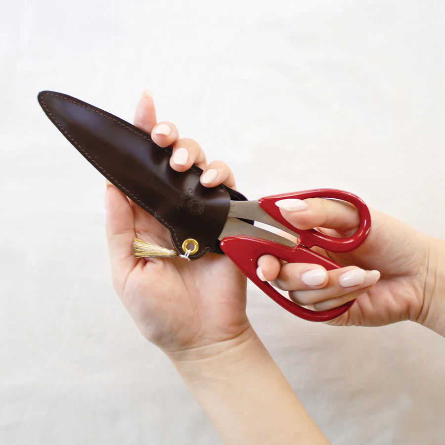 Cohana Seki Sewing Shears with Lacquered Handles (Shunuri) (45-266)
