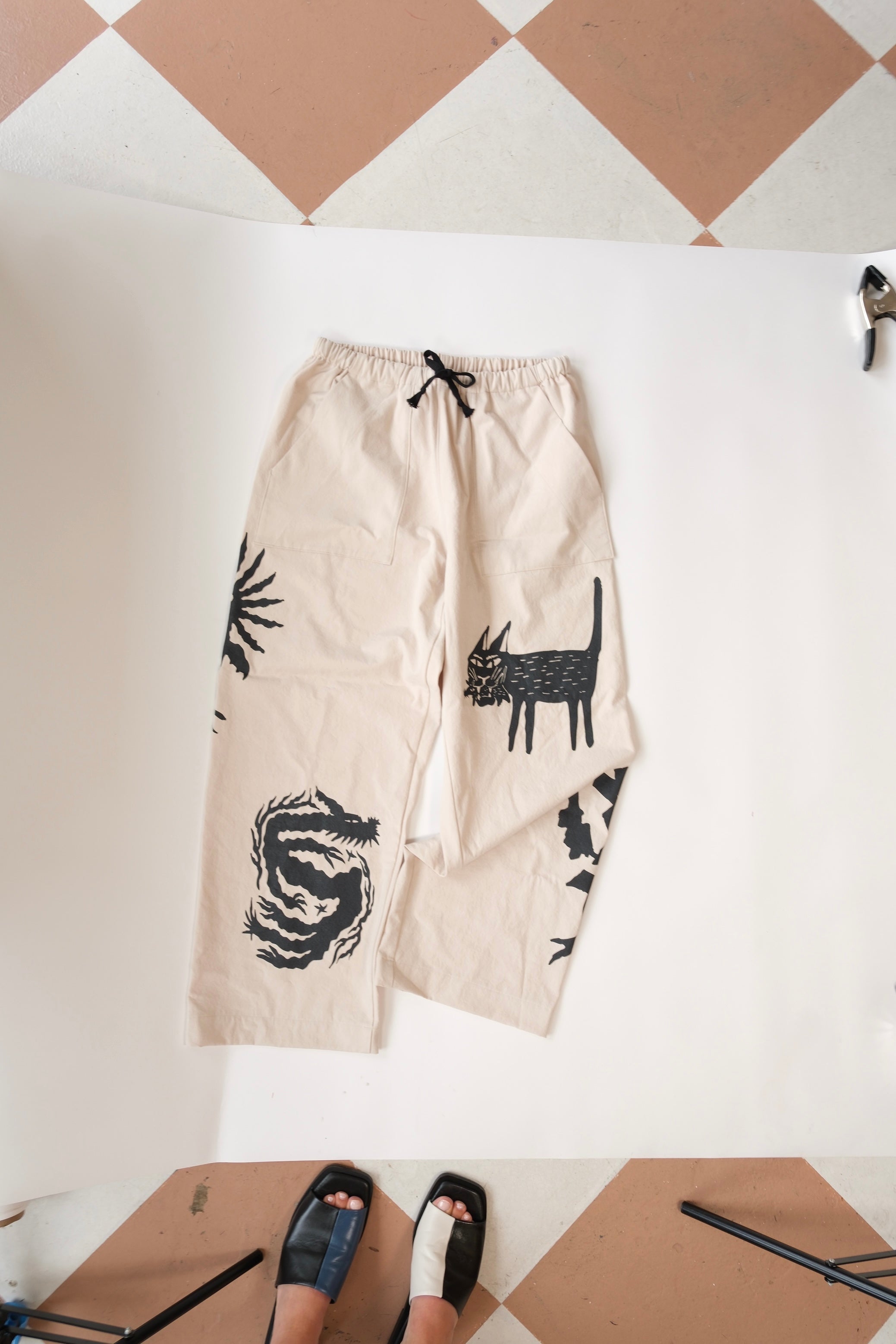 Print Hole x The Sewing Club Doodle Pants