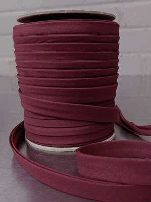 Double Fold POLY-COTTON Bias Binding 13mm / 0.5" (per 10cm) - Multiple Colours