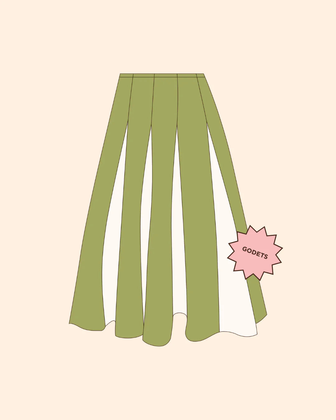 Syd Graham Patterns Saundra Skirt - PDF Pattern