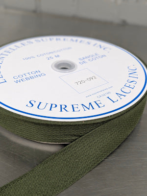 Cotton Webbing 38mm / 1.5" (per 10 cm) - Multiple Colours