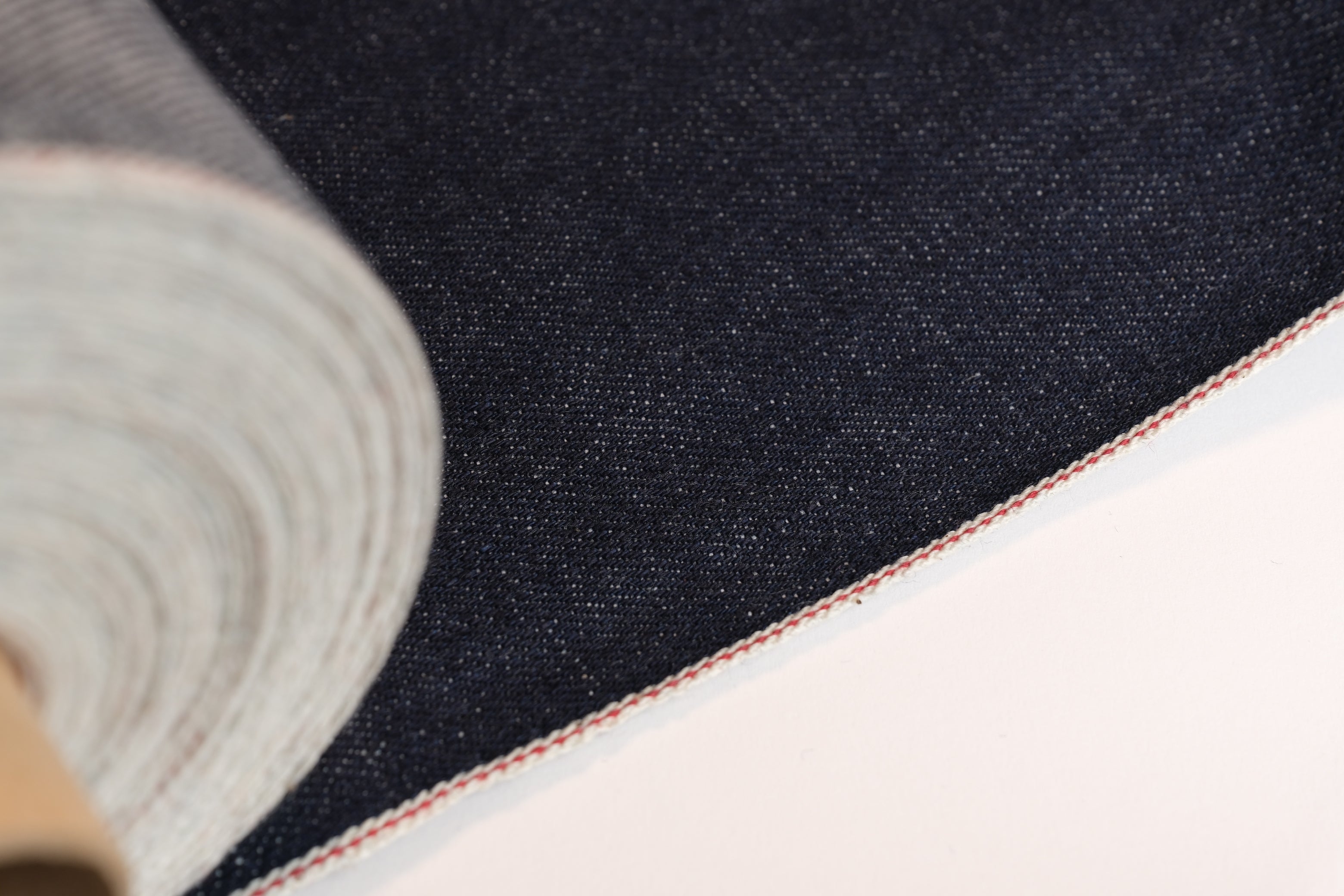 14oz Japanese Selvedge Blue Cotton Denim - 30" Width (per 1/2 M)