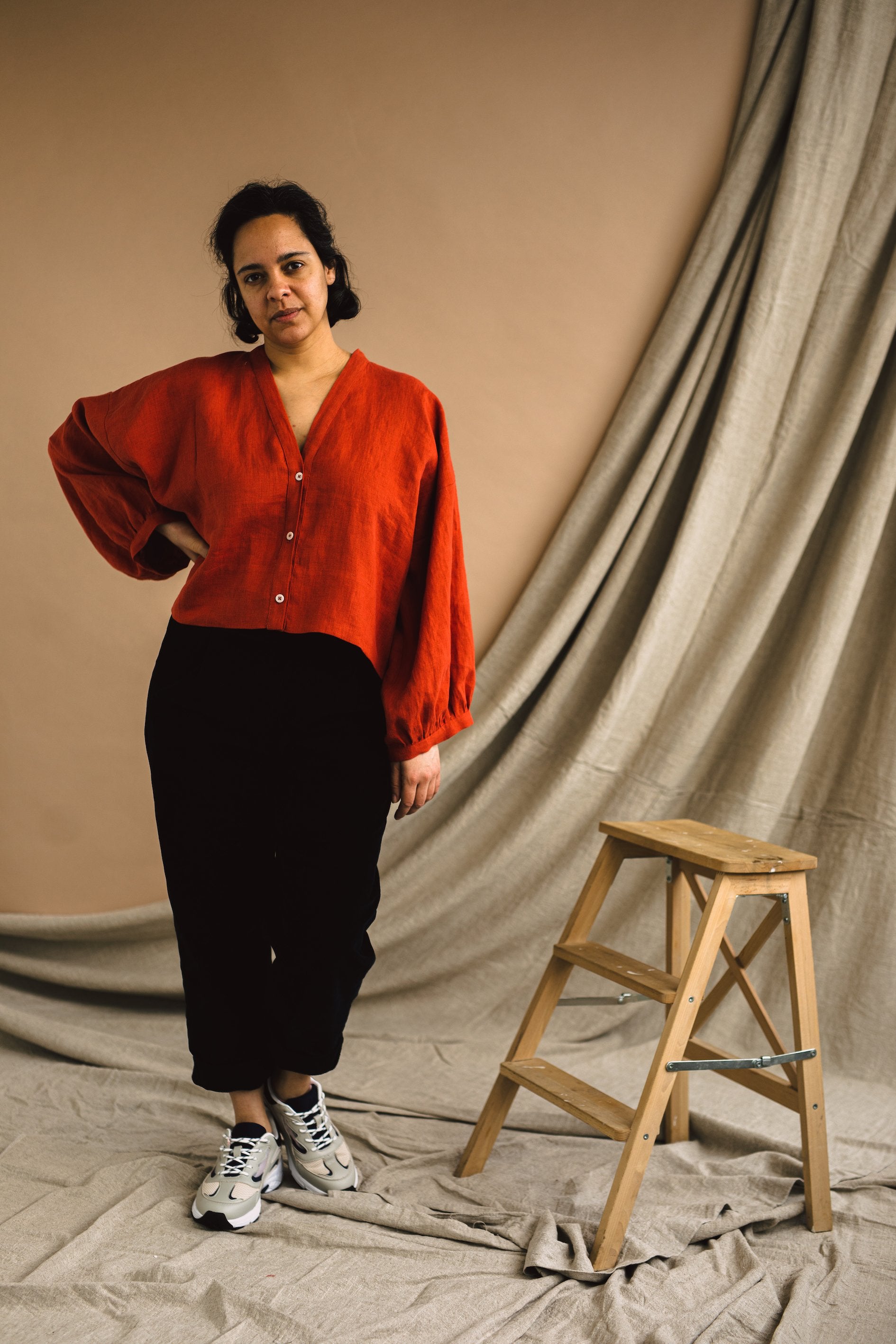 Birgitta Helmersson Zero Waste Cropped Shirt - PDF Pattern