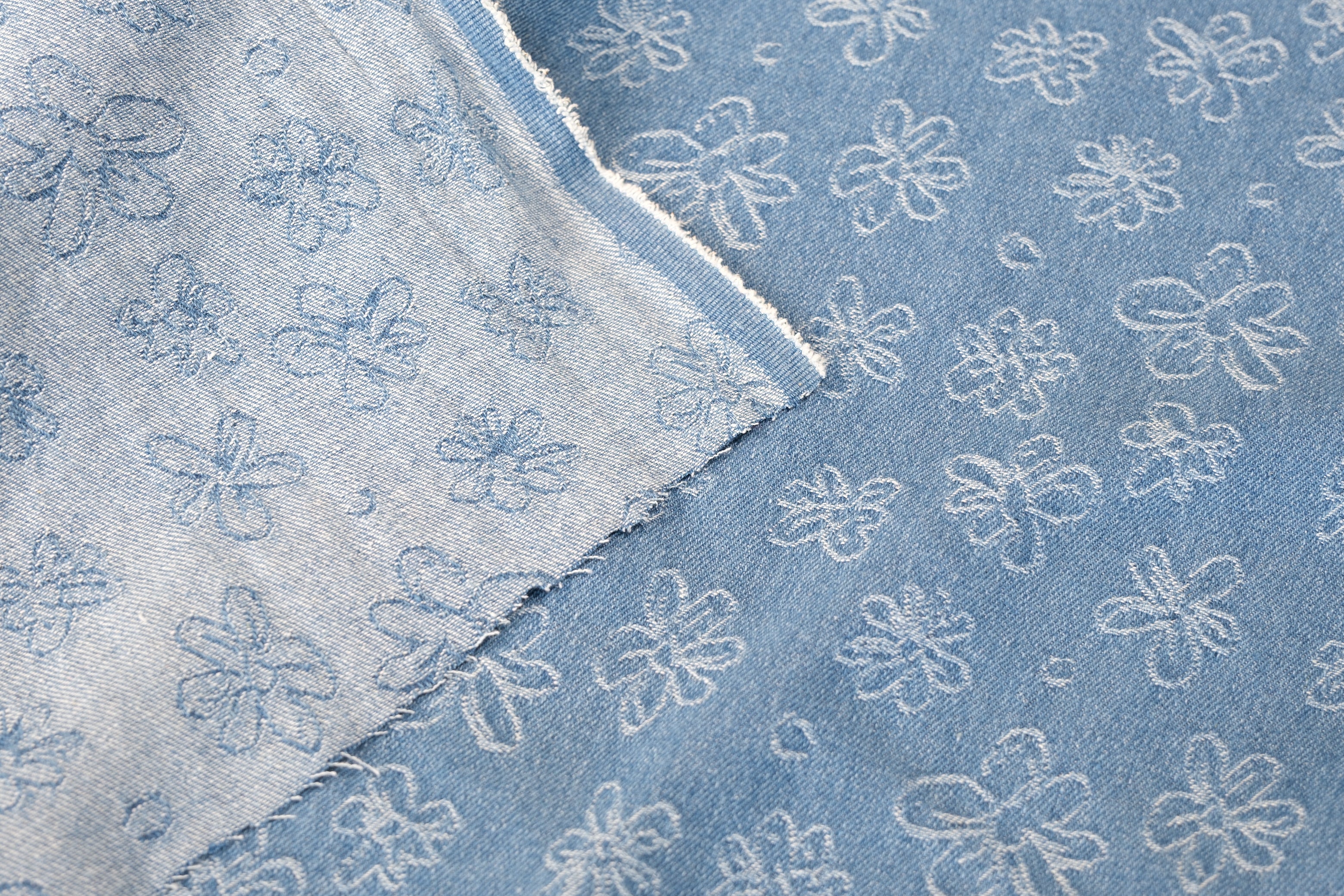 100% Cotton Daisy Denim (per 1/2M)