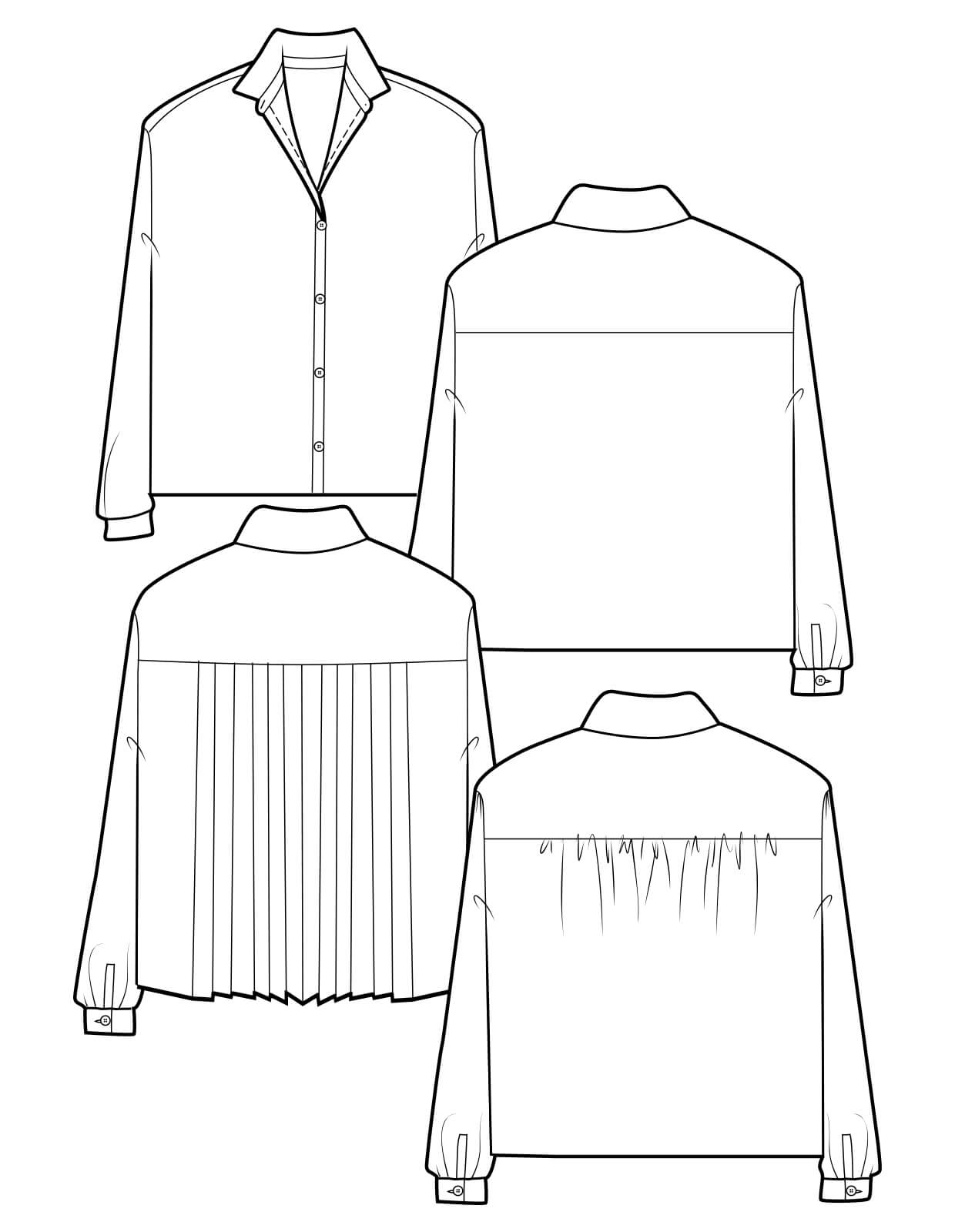 The Maker's Atelier - The Atelier Shirt - PDF Pattern