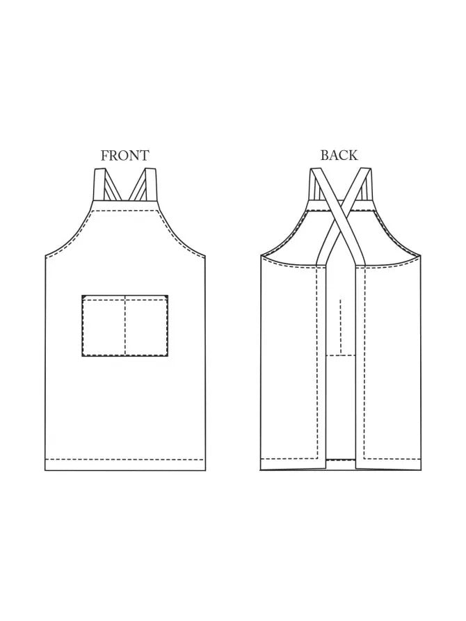 Merchant and Mills Betty Apron - PDF Pattern