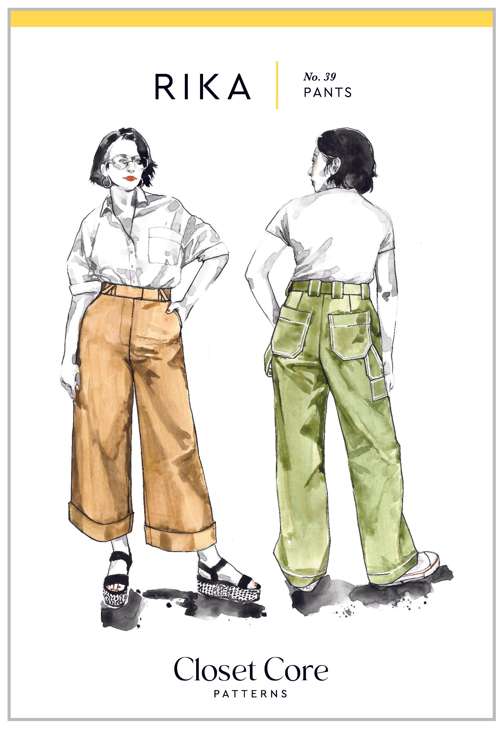 Closet Core Rika Pants (Paper Pattern)