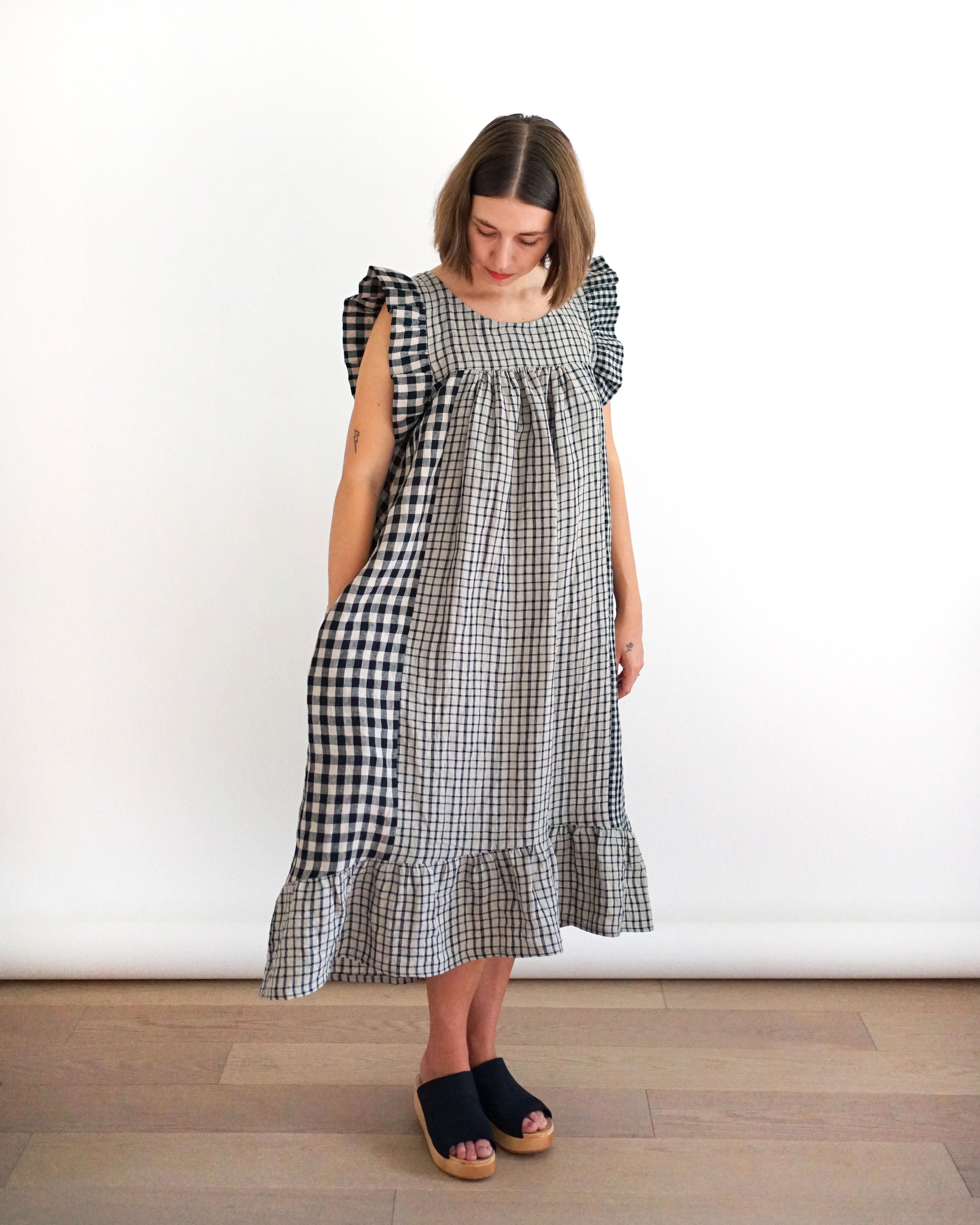 Matchy Matchy Sewing Club Champagne Field Dress - PDF Pattern