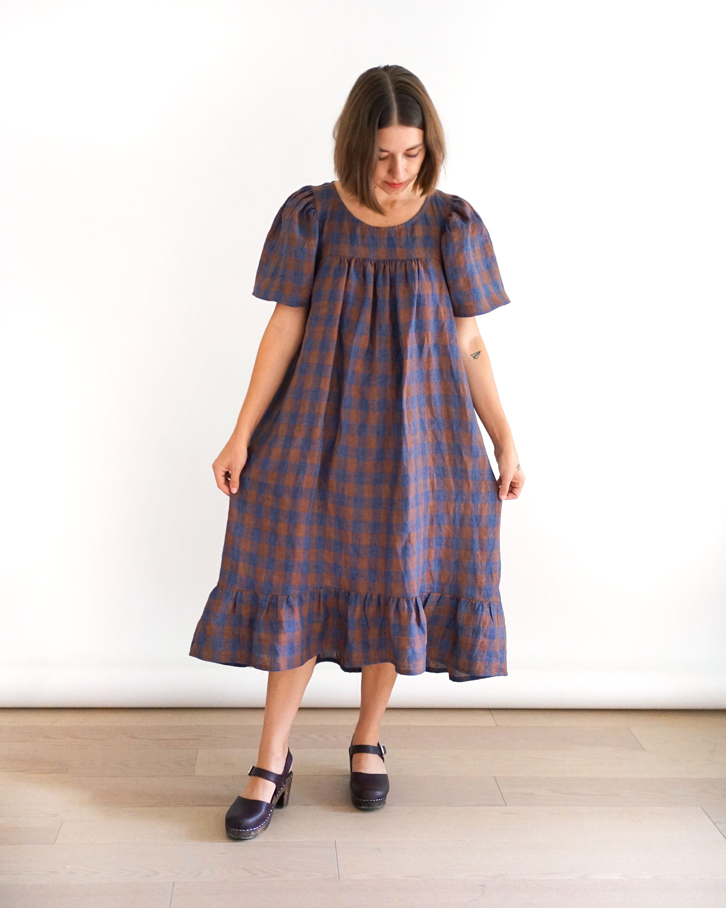 Matchy Matchy Sewing Club Champagne Field Dress - PDF Pattern
