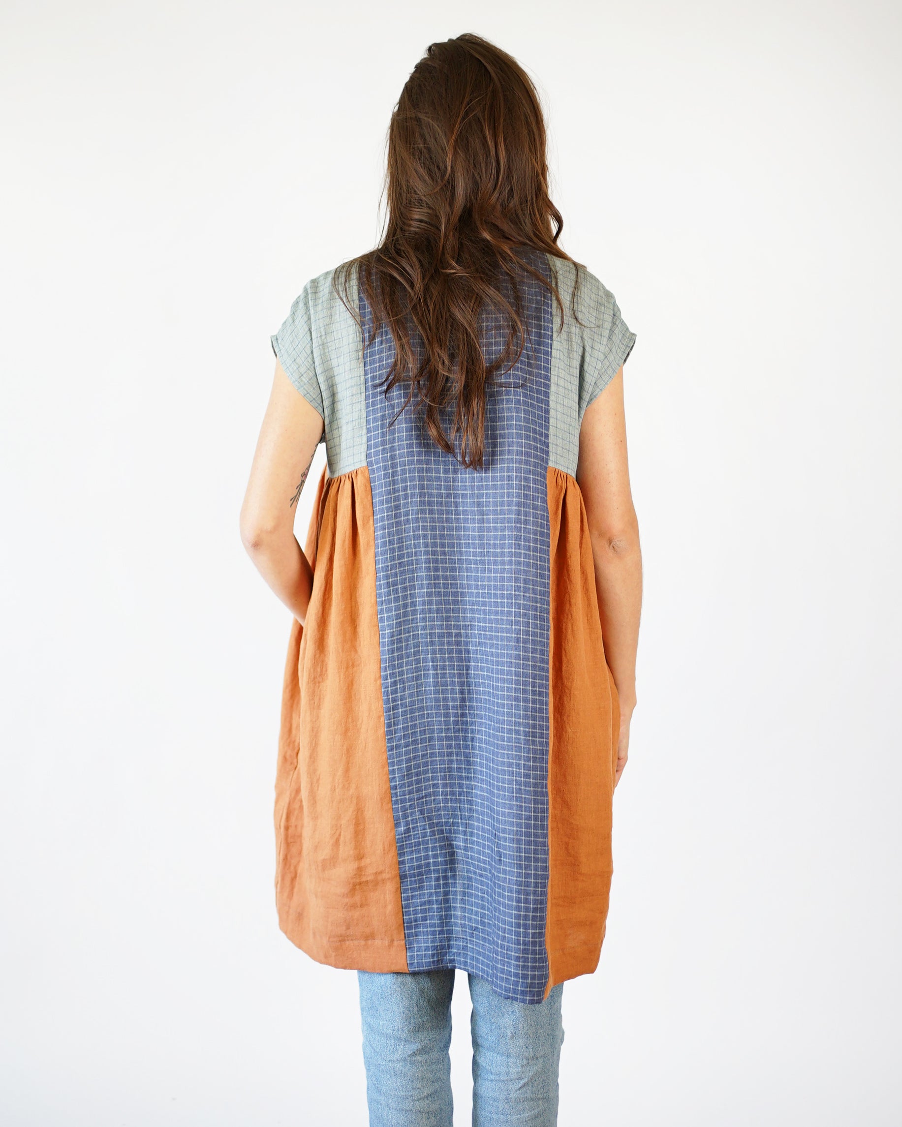 Matchy Matchy Sewing Club Collage Gather Dress - PDF Pattern