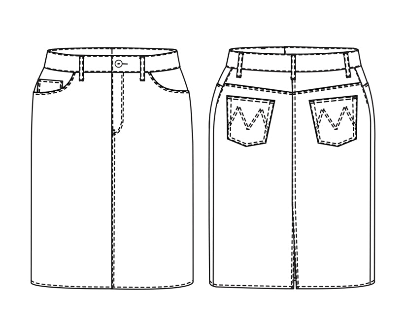 Merchant and Mills Clementine Skirt - PDF Pattern