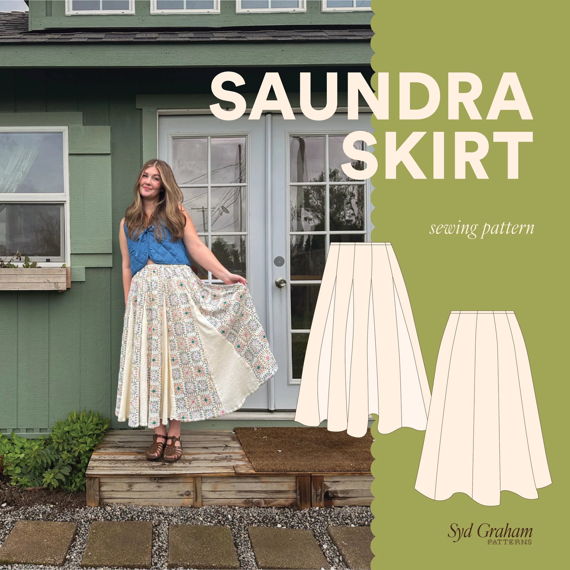 Syd Graham Patterns Saundra Skirt - PDF Pattern