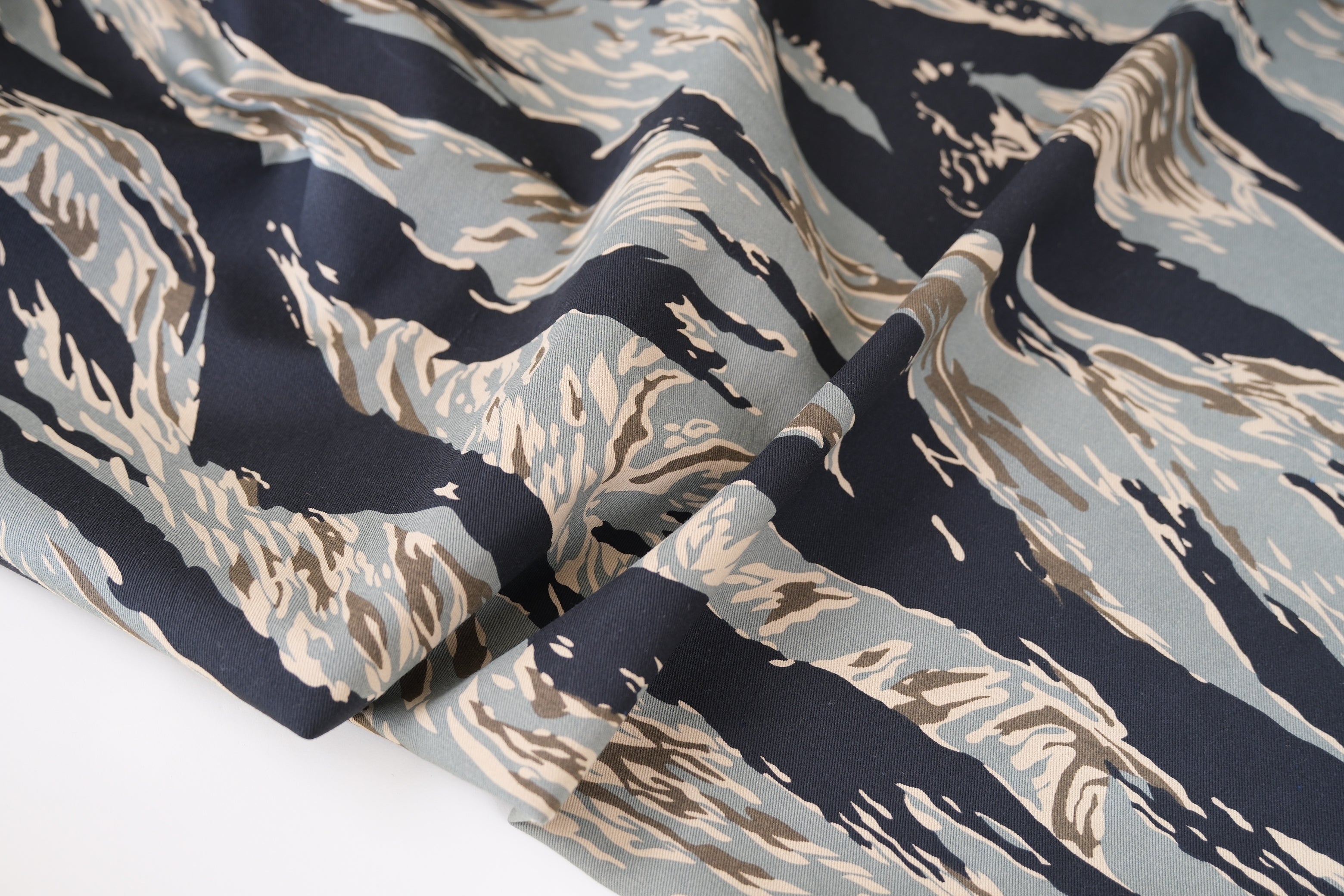 Vietnam Tiger Stripe Camo Twill - 100% Cotton - per 1/2M