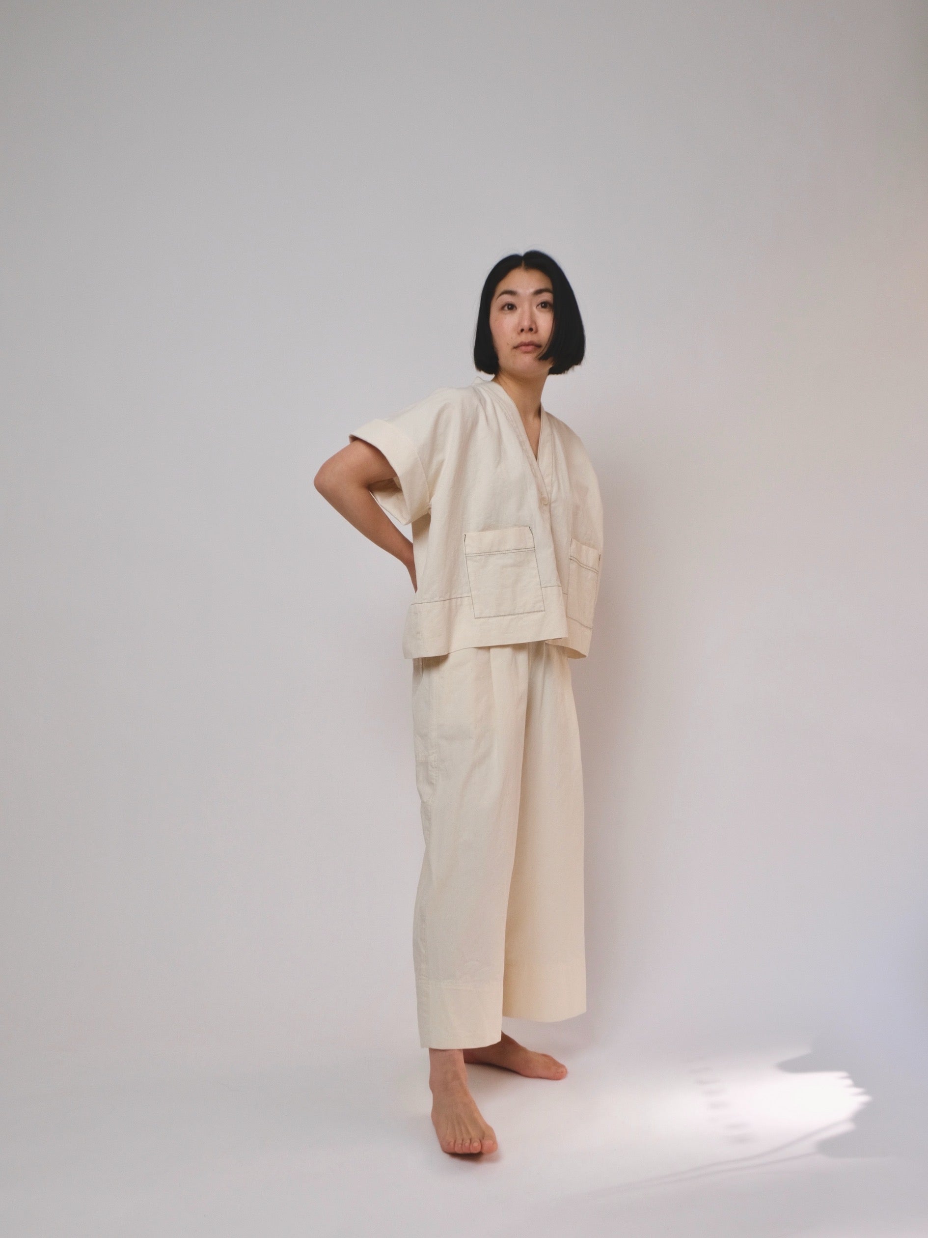 Birgitta Helmersson Zero Waste Cropped Shirt - PDF Pattern