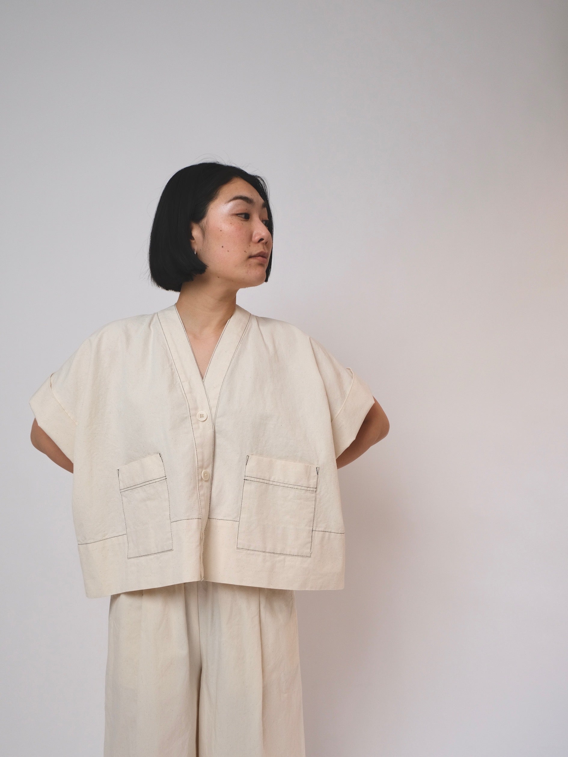 Birgitta Helmersson Zero Waste Cropped Shirt - PDF Pattern