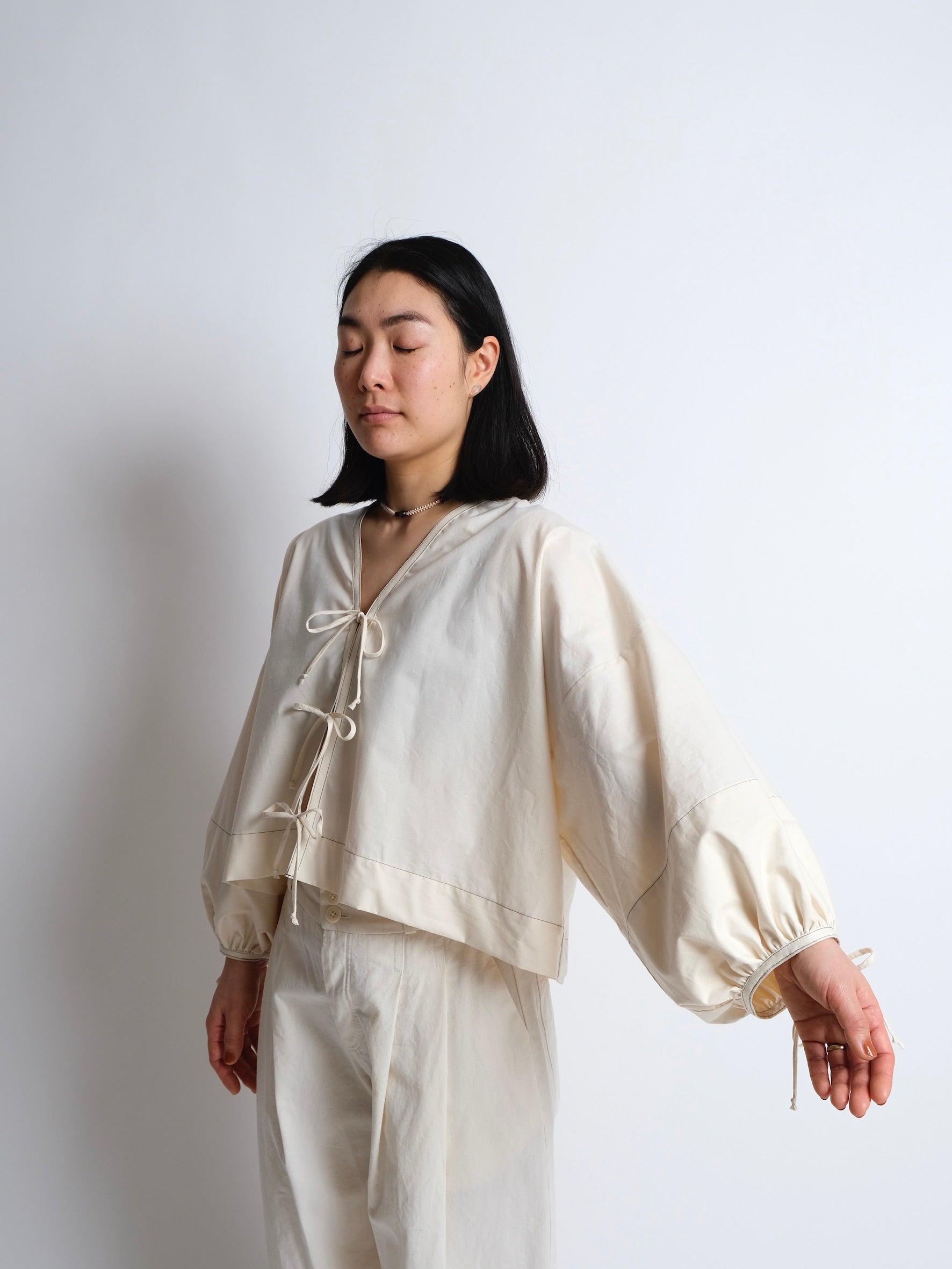 Birgitta Helmersson Zero Waste Cropped Shirt - PDF Pattern