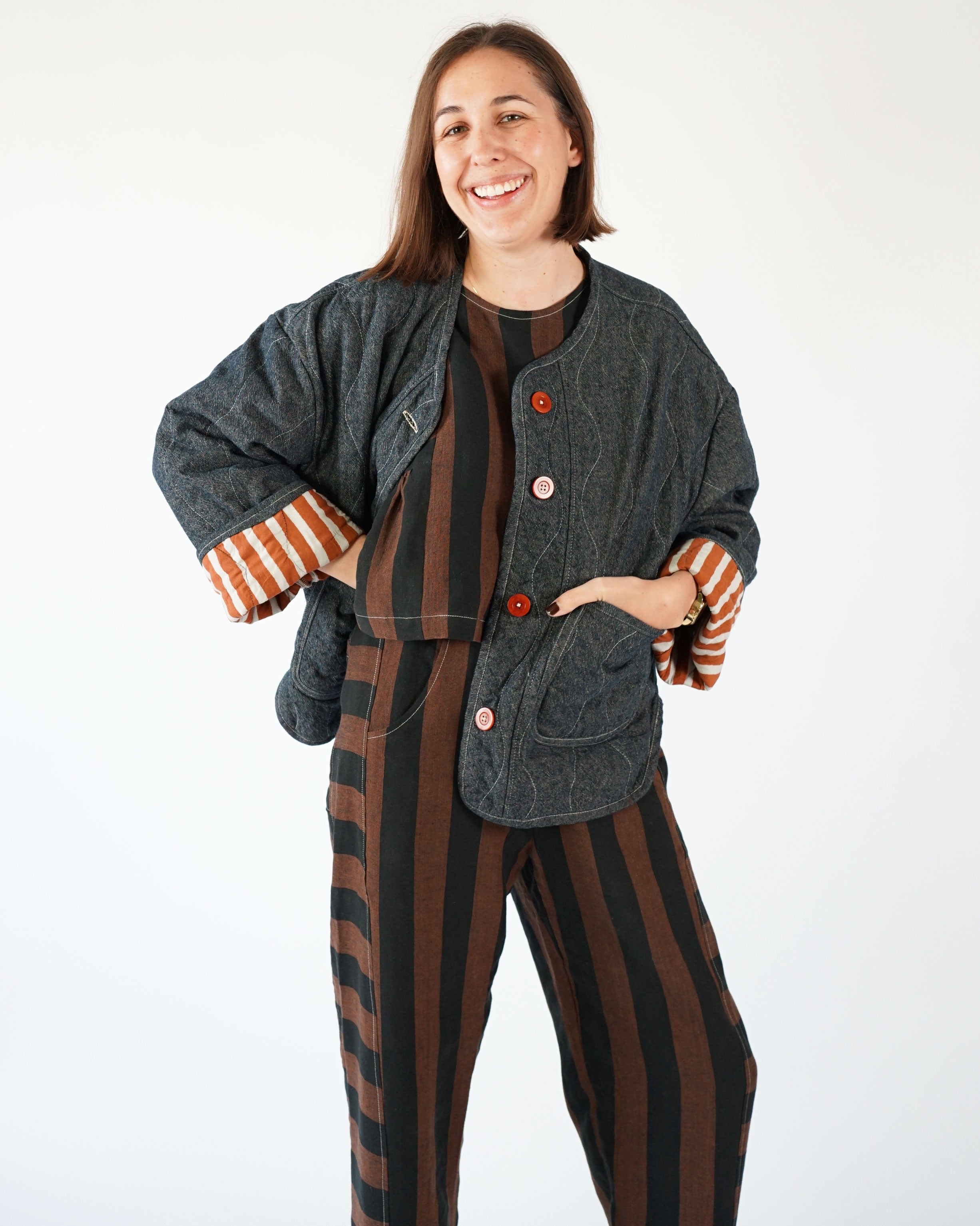 Matchy Matchy Sewing Club Homebody Quilted Jacket - PDF Pattern