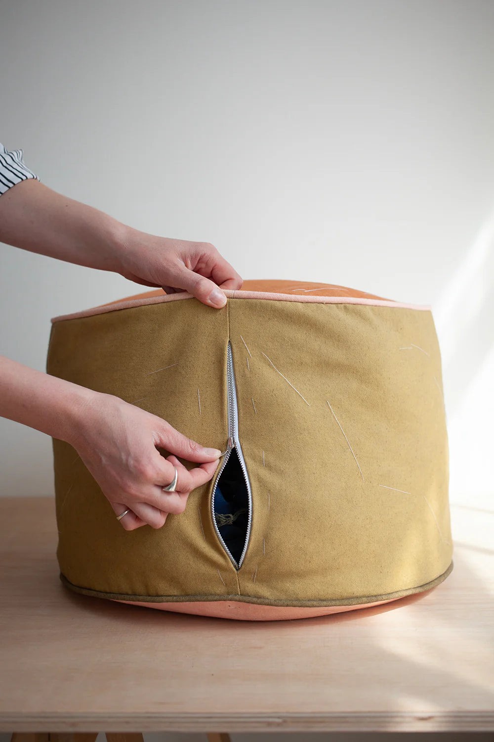 The Modern Sewing Co. Zero Waste Pouffe - PDF Pattern
