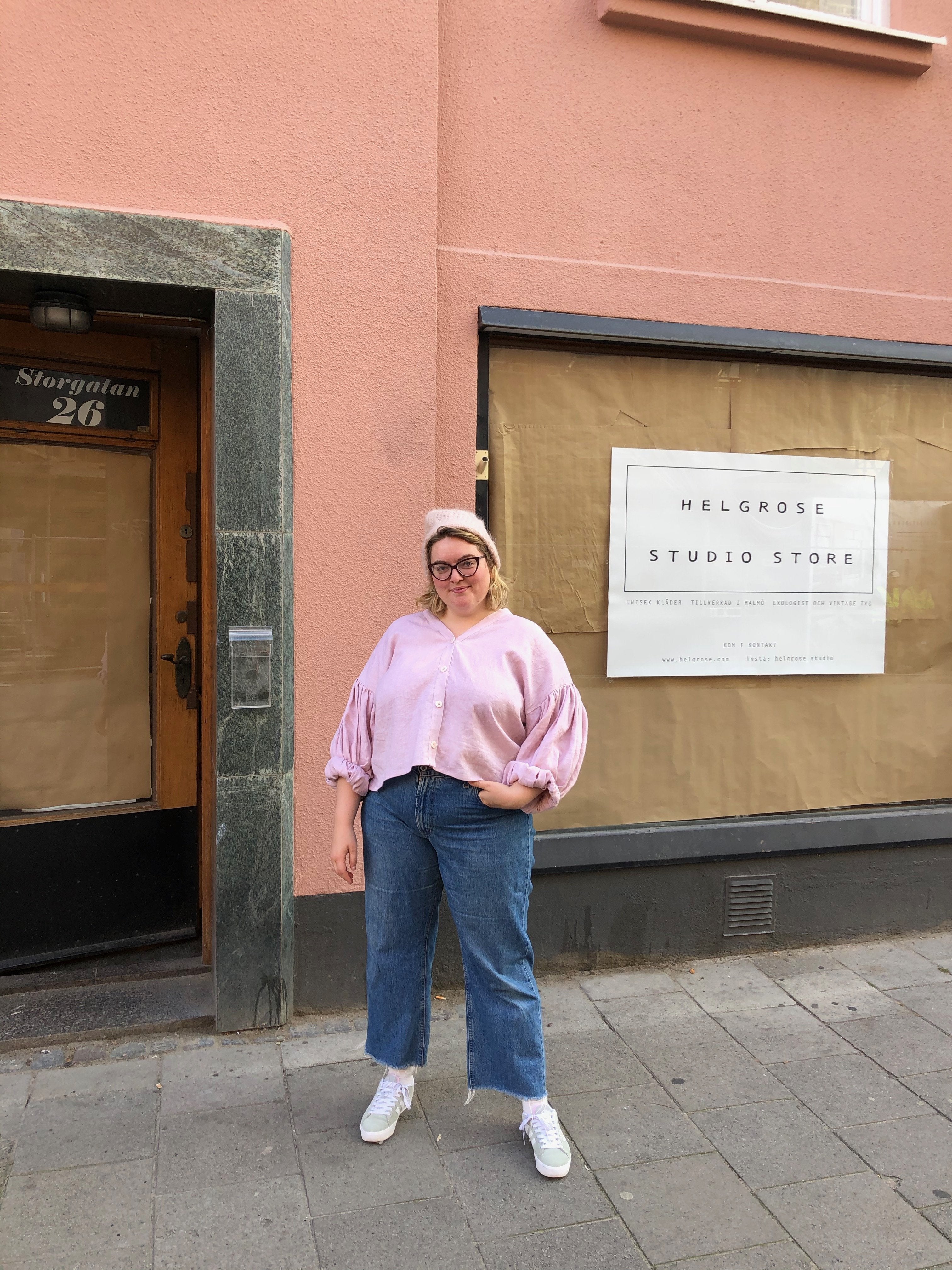 Birgitta Helmersson Zero Waste Cropped Shirt - PDF Pattern