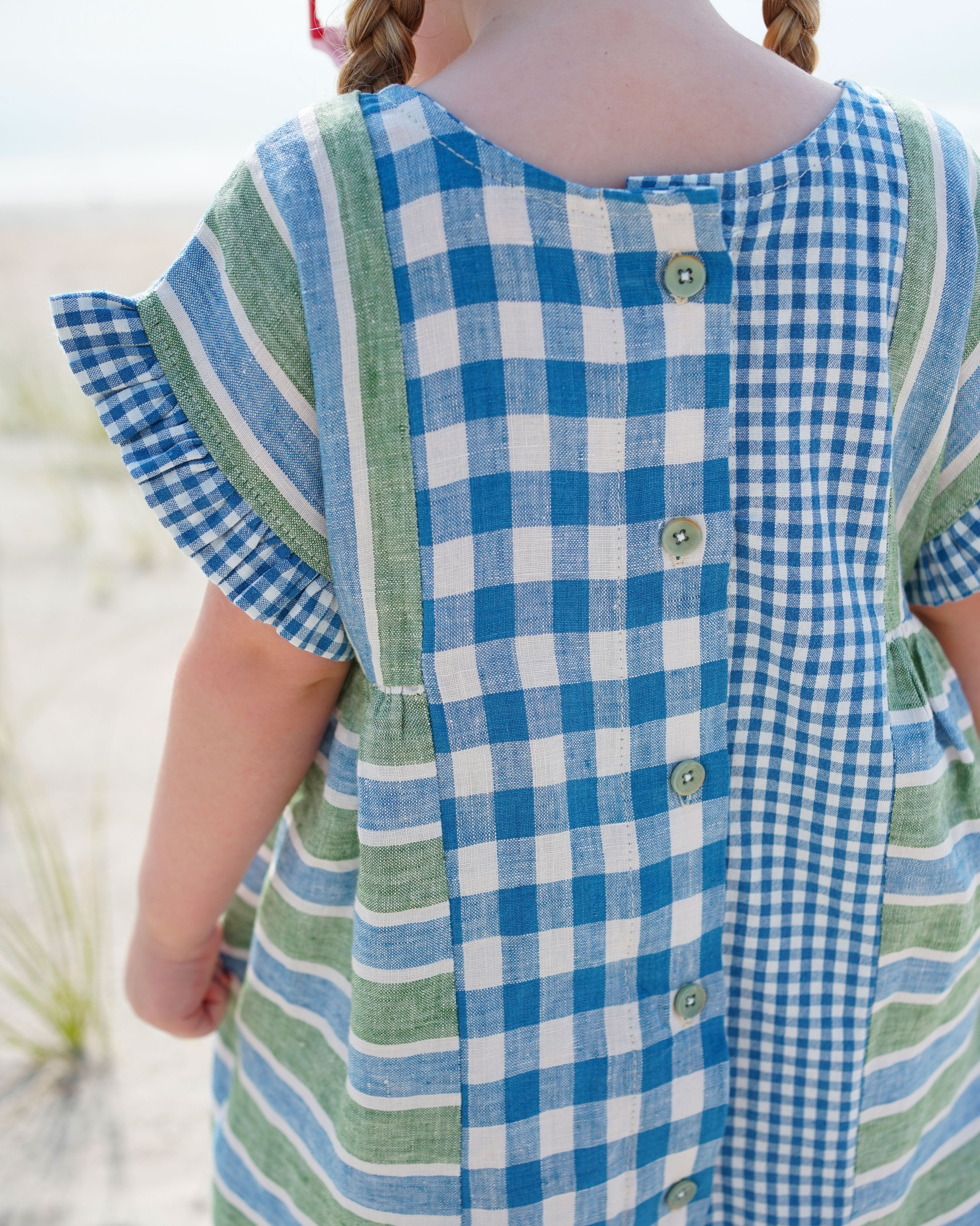 Matchy Matchy Sewing Club KIDS Collage Gather Dress - PDF Pattern