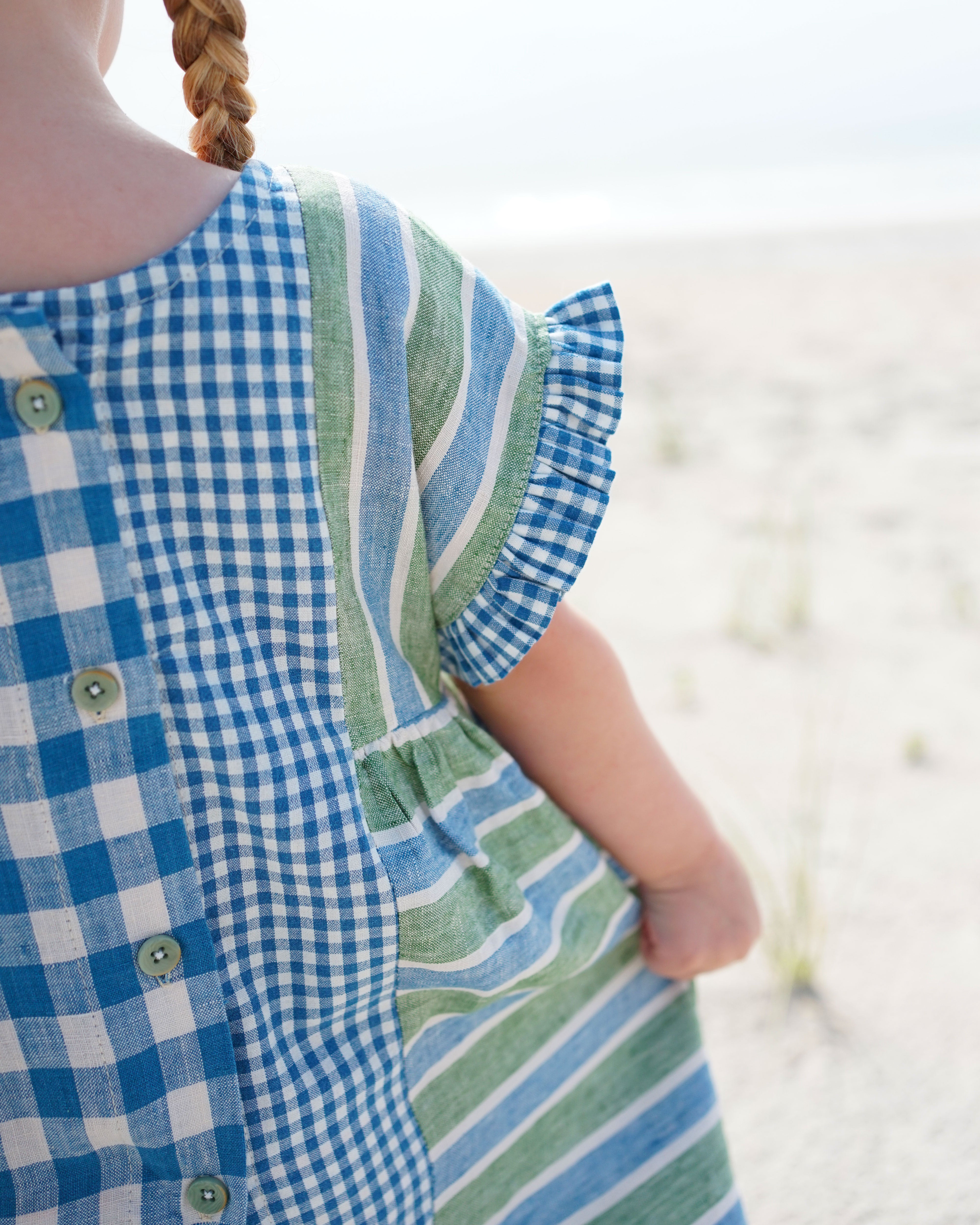 Matchy Matchy Sewing Club KIDS Collage Gather Dress - PDF Pattern