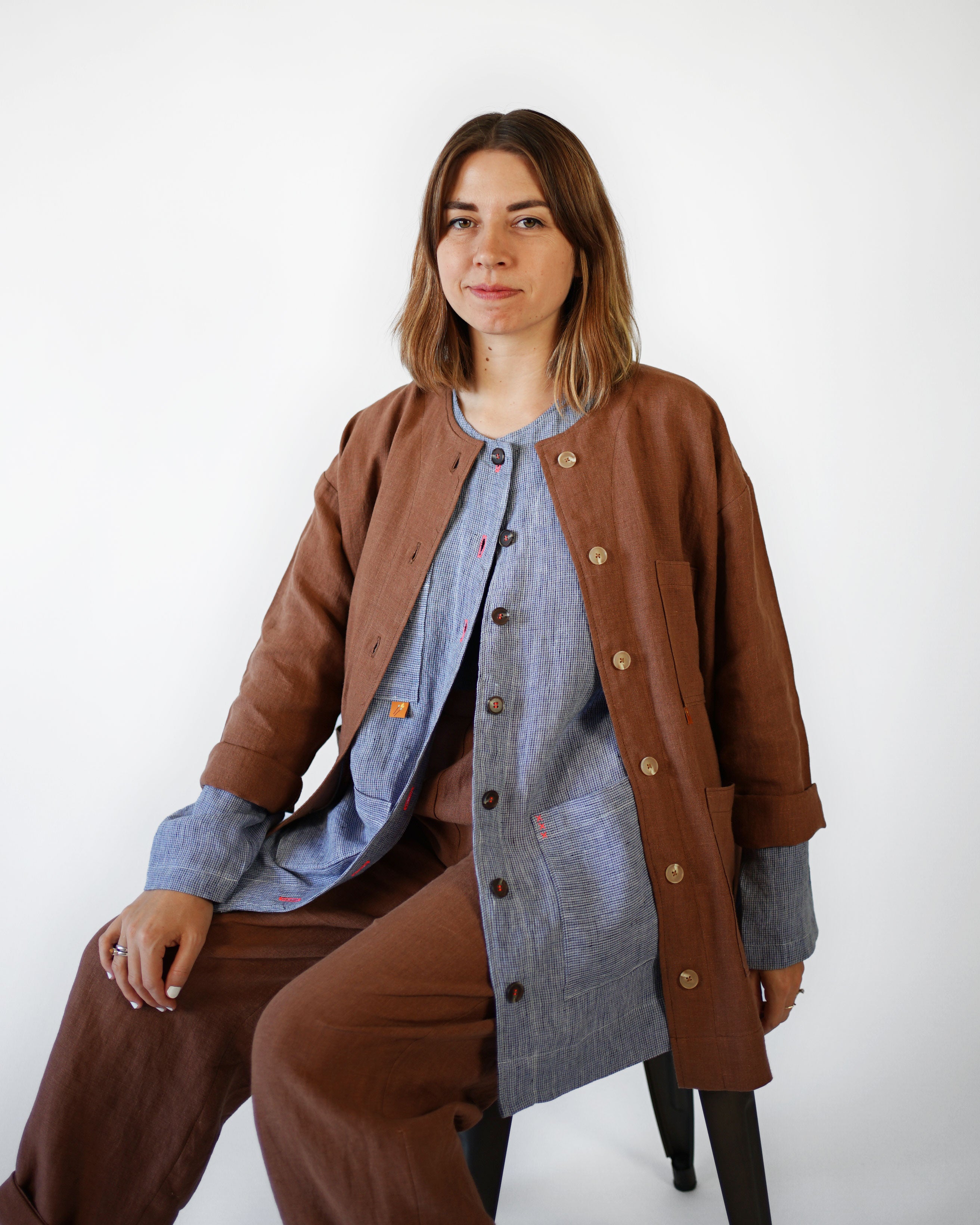 Matchy Matchy Sewing Club Maker's Overshirt - PDF Pattern