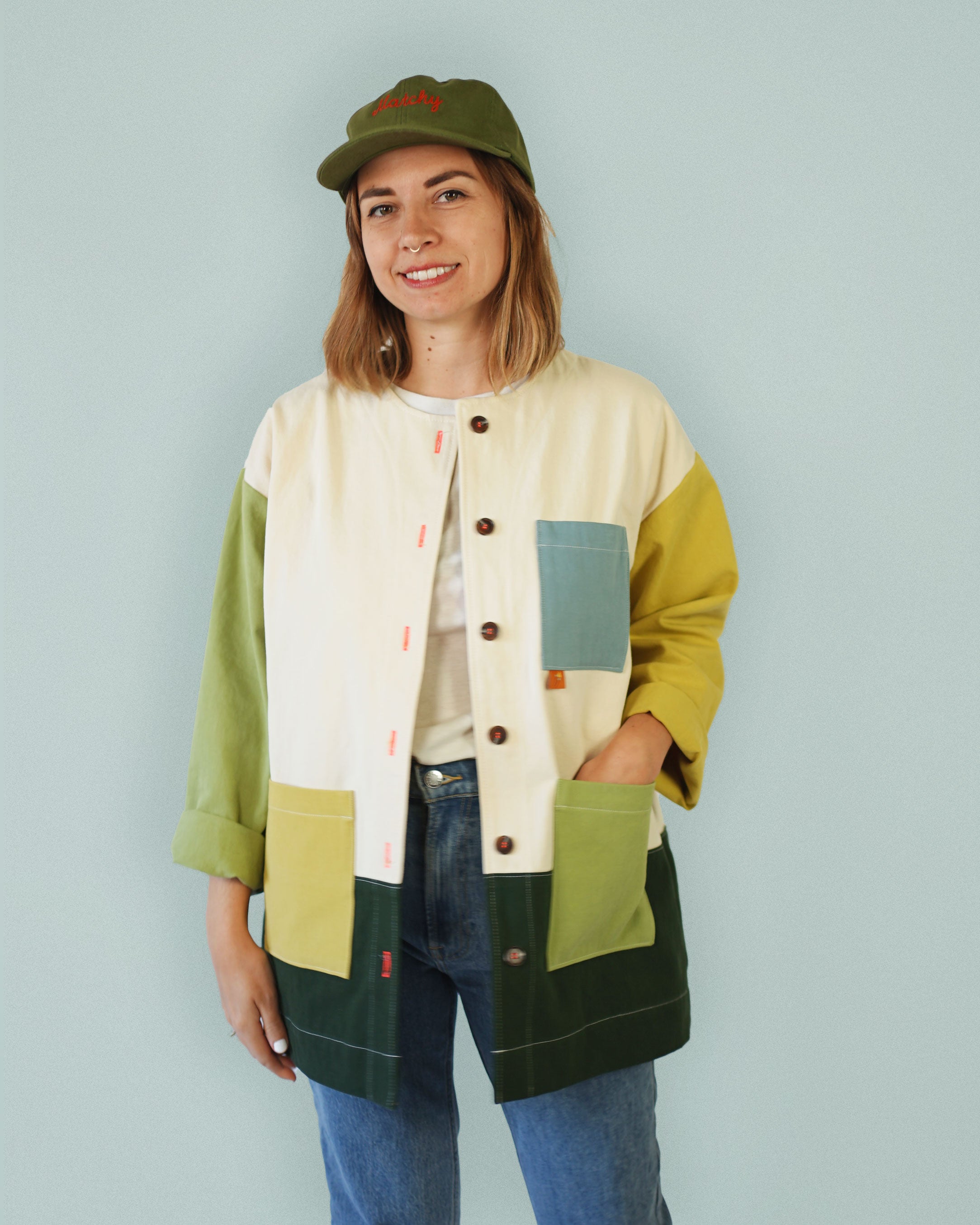 Matchy Matchy Sewing Club Maker's Overshirt - PDF Pattern