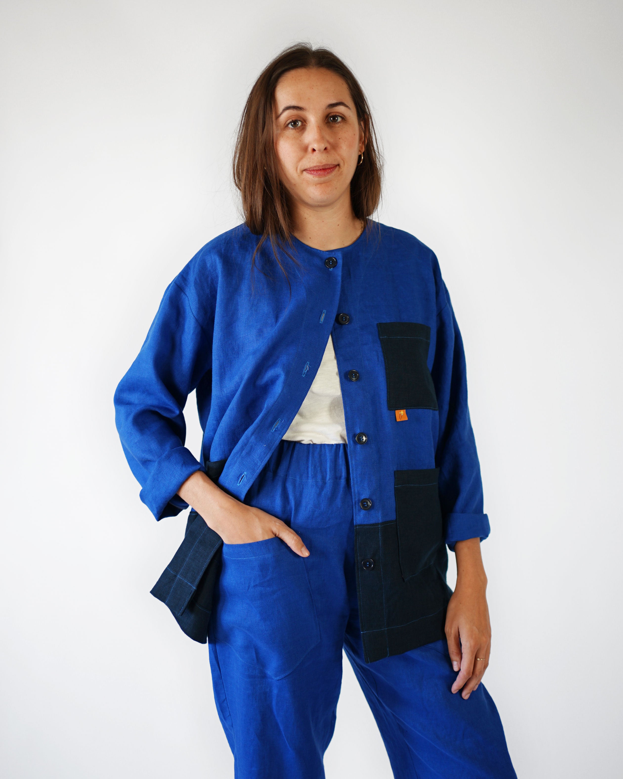 Matchy Matchy Sewing Club Maker's Overshirt - PDF Pattern