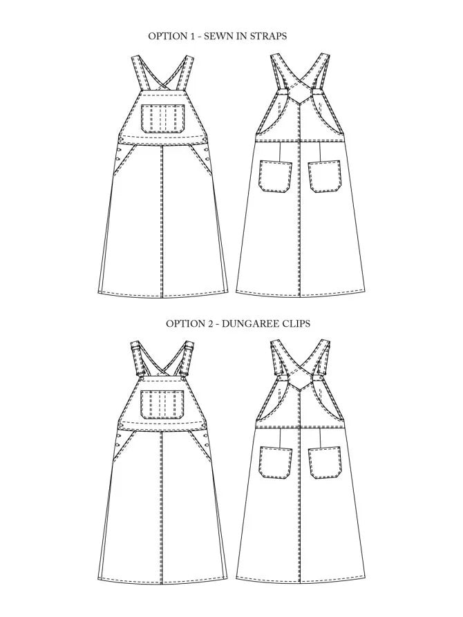 Merchant and Mills Margo Pinafore Dress - PDF Pattern
