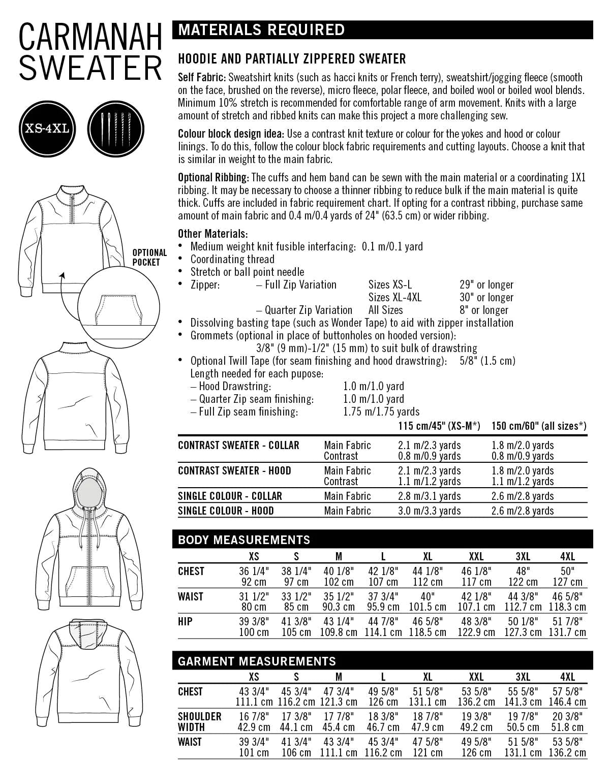 Thread Theory Carmanah Sweater - PDF Pattern