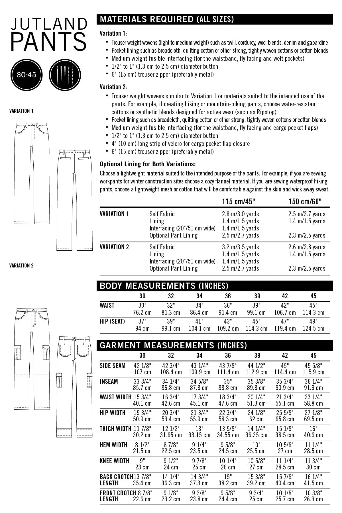 Thread Theory Jutland Pants - PDF Pattern