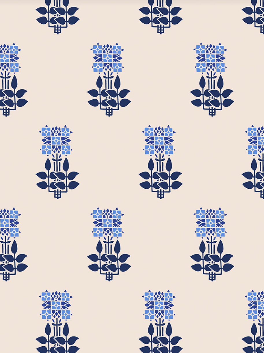 Liberty London Charles Tana Lawn - Blue (per 1/2 M)
