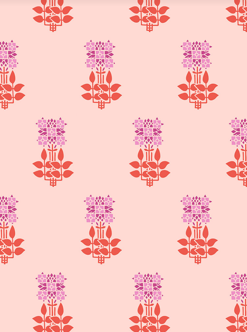 Liberty London Charles House Tana Lawn - Pink (per 1/2 M)