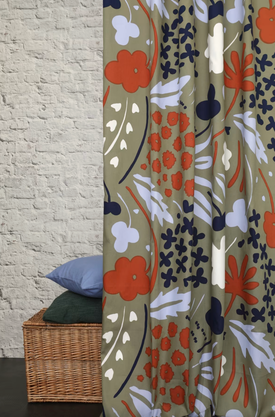 1.3M Remnant - Marimekko Suvi Cotton Panama Fabric