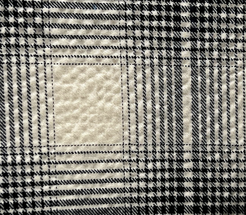 Seersucker Check - 98% Cotton, 2% Spandex (Per 1/2 M)