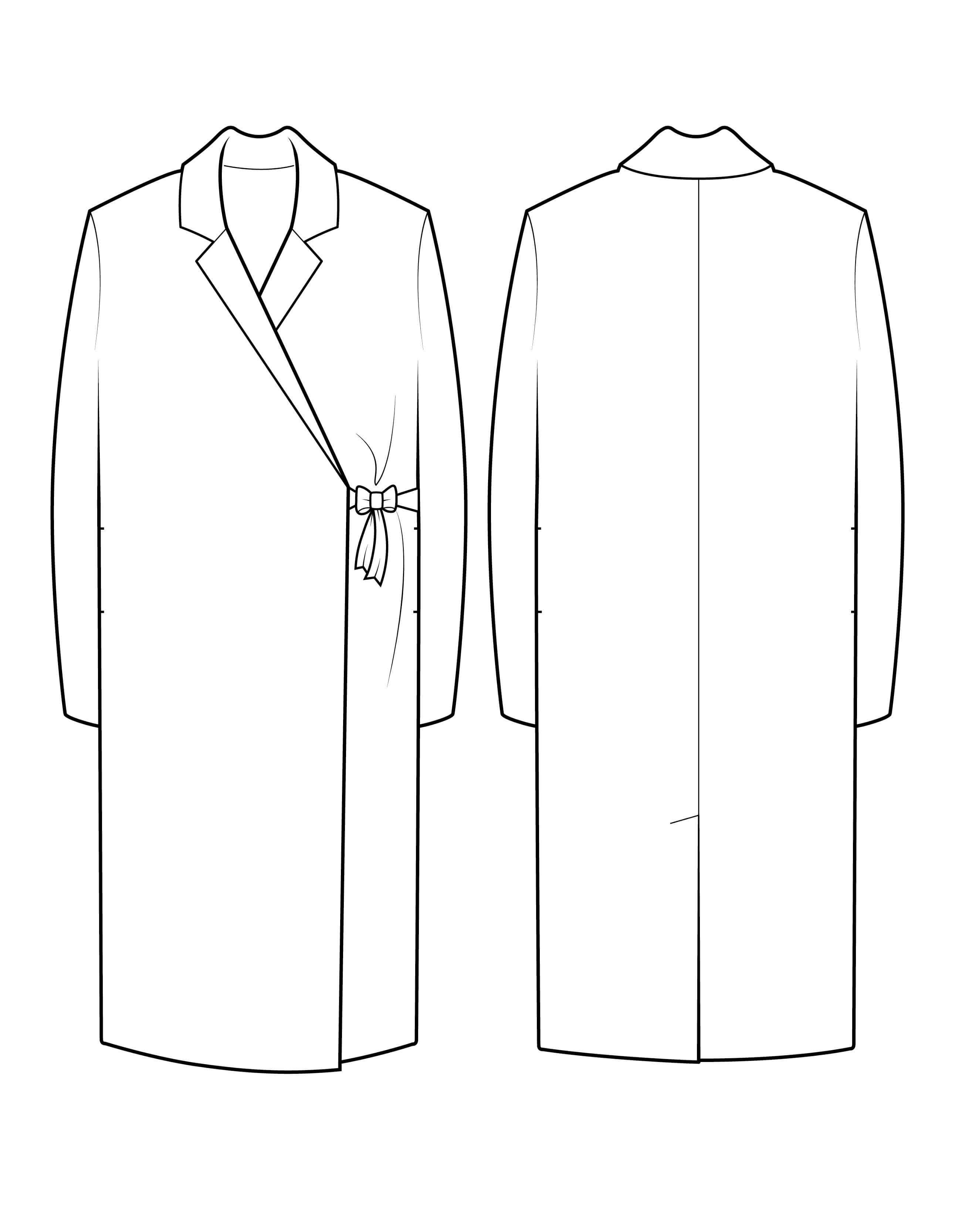 The Maker's Atelier Woven Wrap Dress - PDF Pattern
