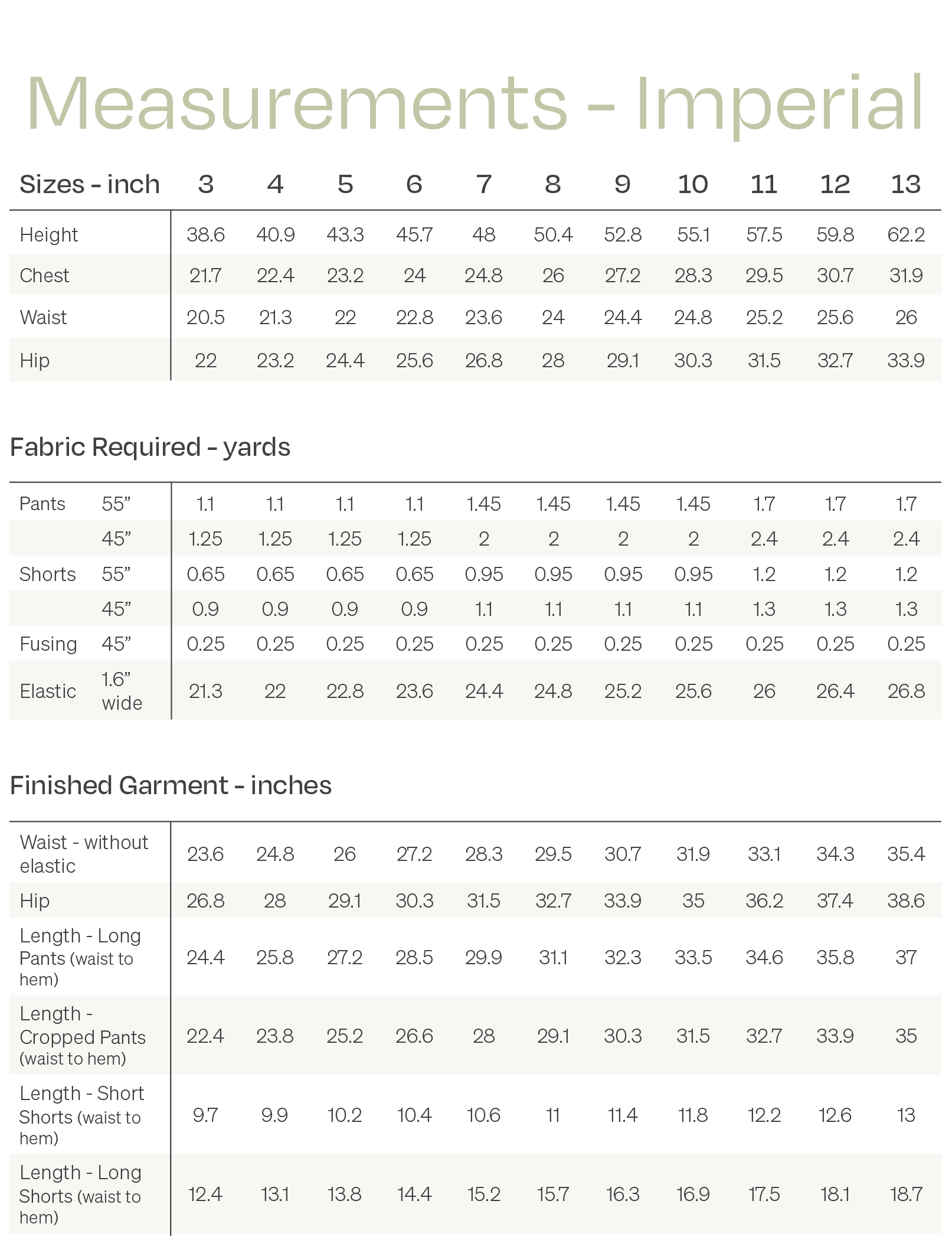 Papercut Patterns Kids Tula Pants - Paper Pattern