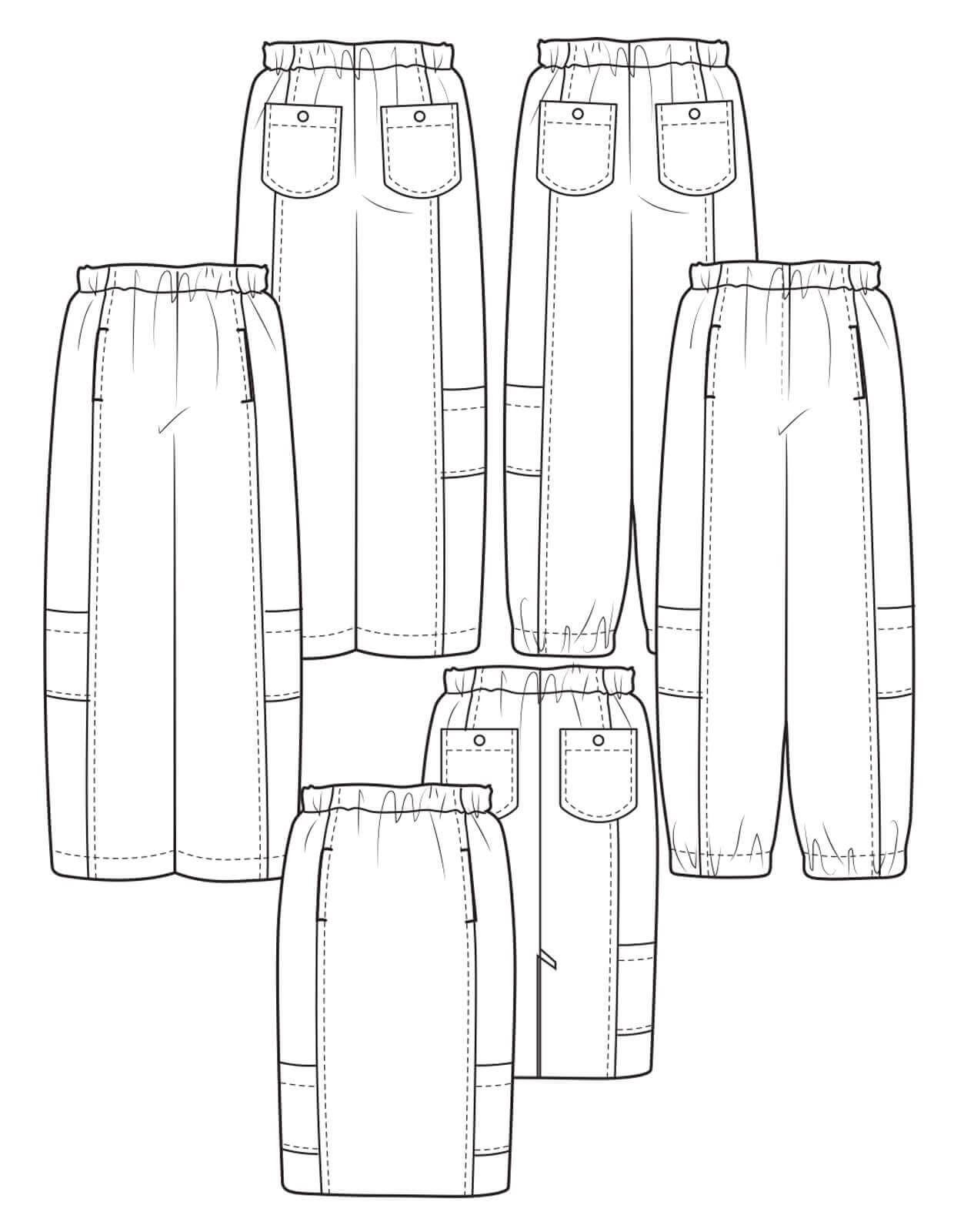 The Maker's Atelier Utility Pant and Skirt - PDF Pattern