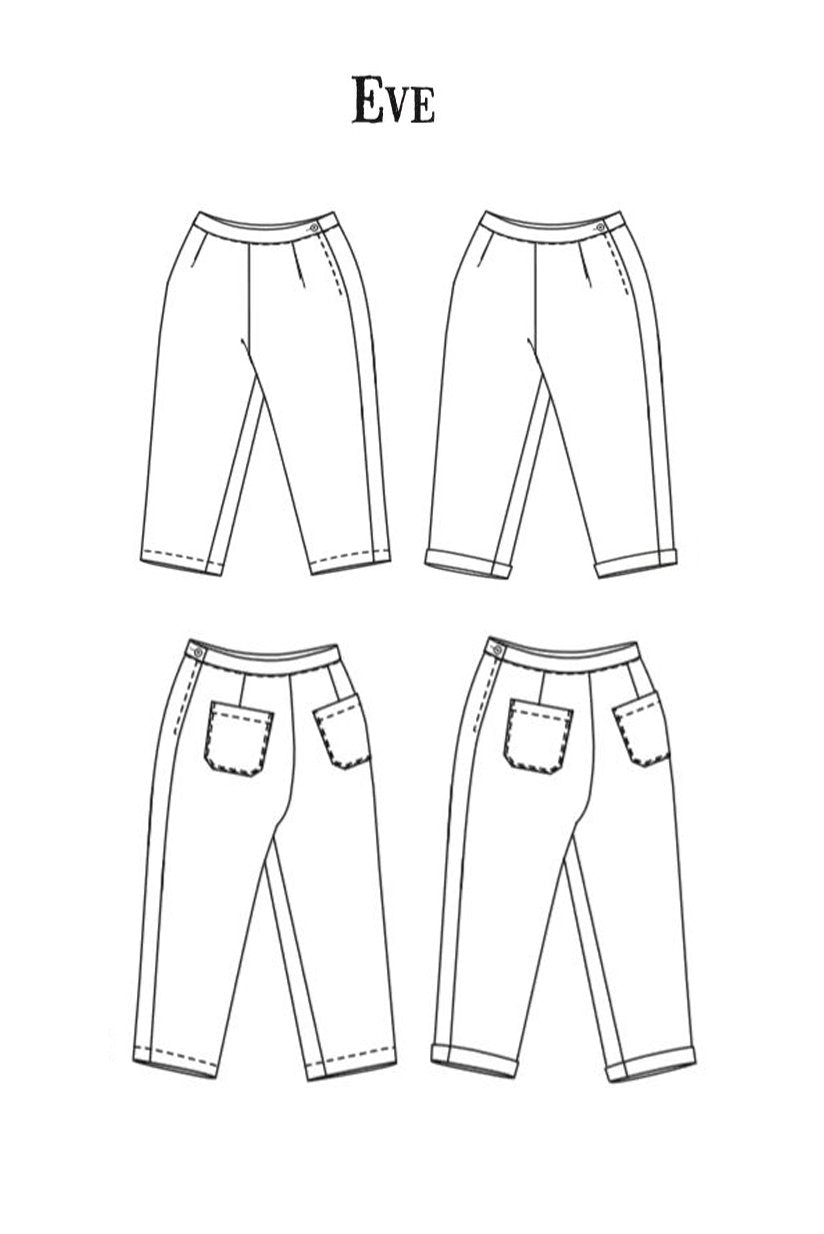 Merchant and Mills Eve Trousers - PDF Pattern