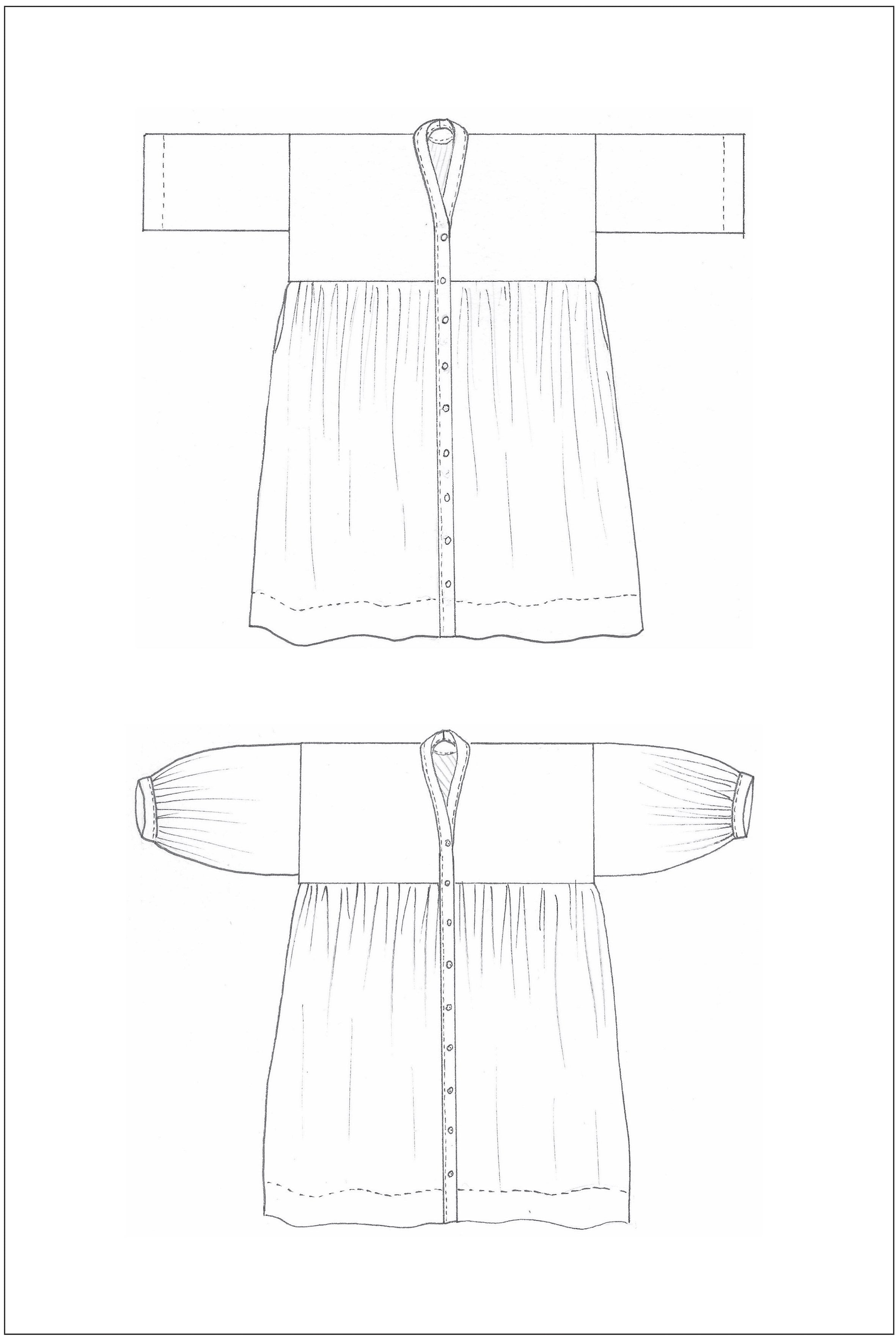 Birgitta Helmersson Zero Waste Gather Dress - PDF Pattern