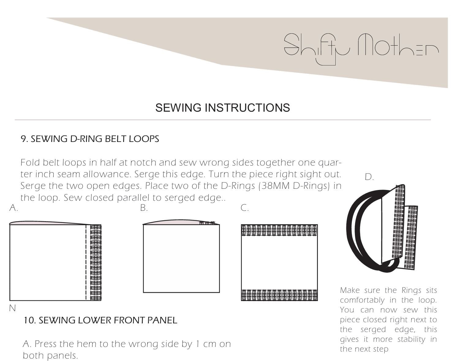 Shifty Mother Athena ZW Top (Paper Pattern)
